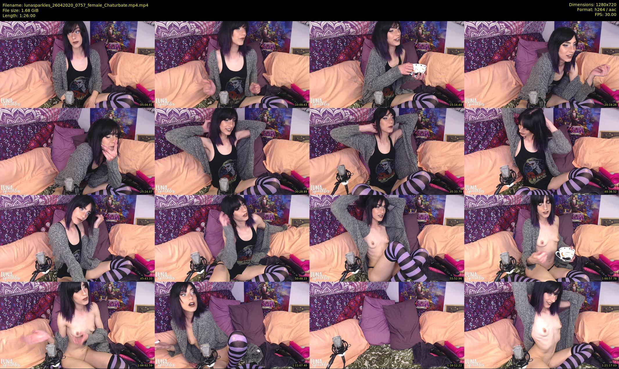 lunasparkles — 86 minute Chaturbate female cam show recording, 720p, Apr 26, 2020
