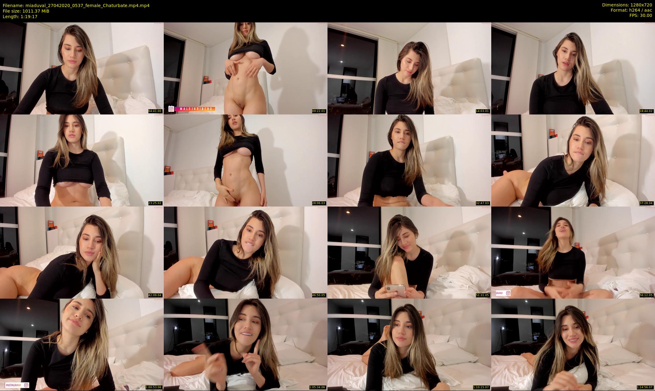 miaduval — 80 minute Chaturbate female cam show recording, 720p, Apr 27, 2020