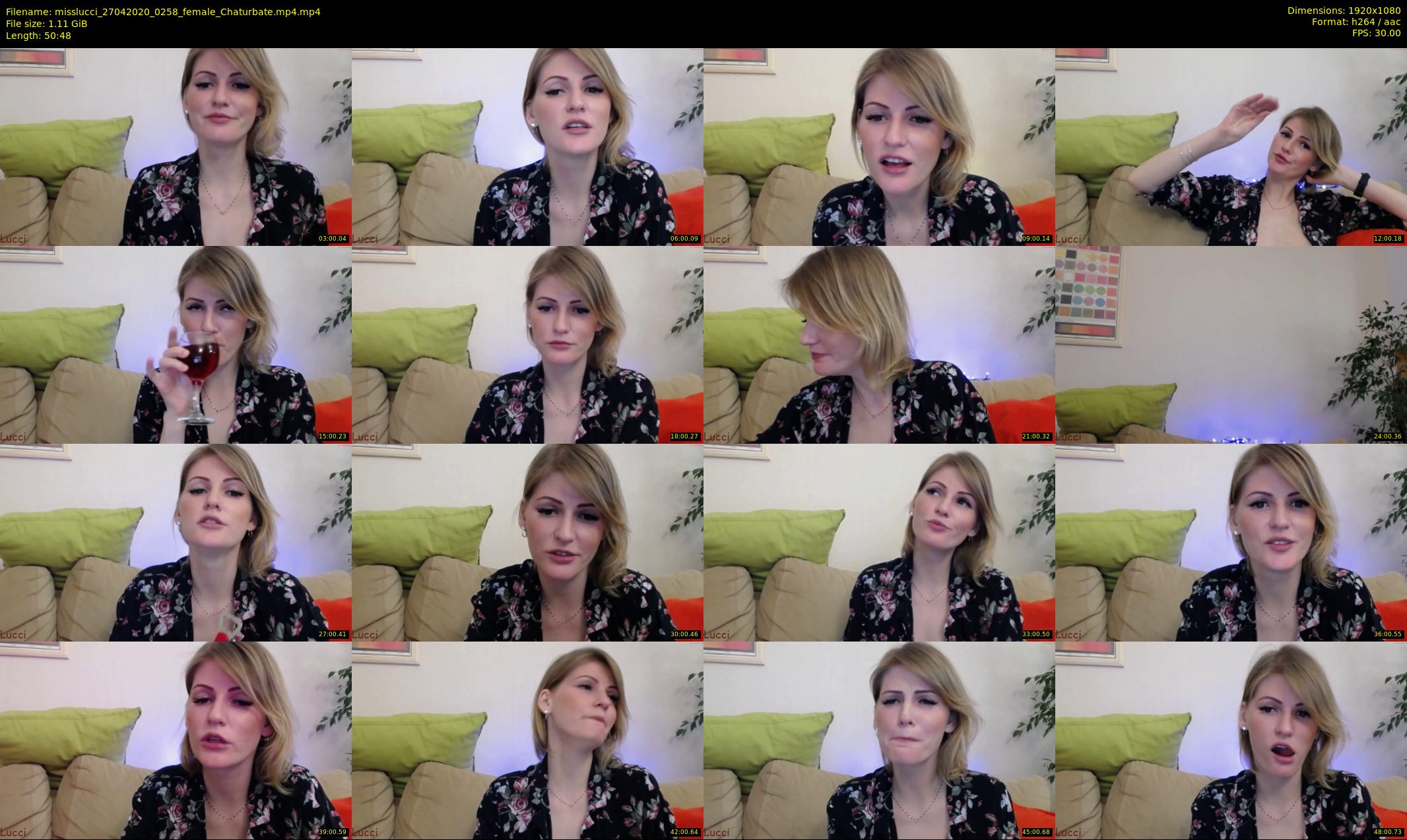 misslucci — 51 minute Chaturbate female cam show recording, 1080p, Apr 27, 2020
