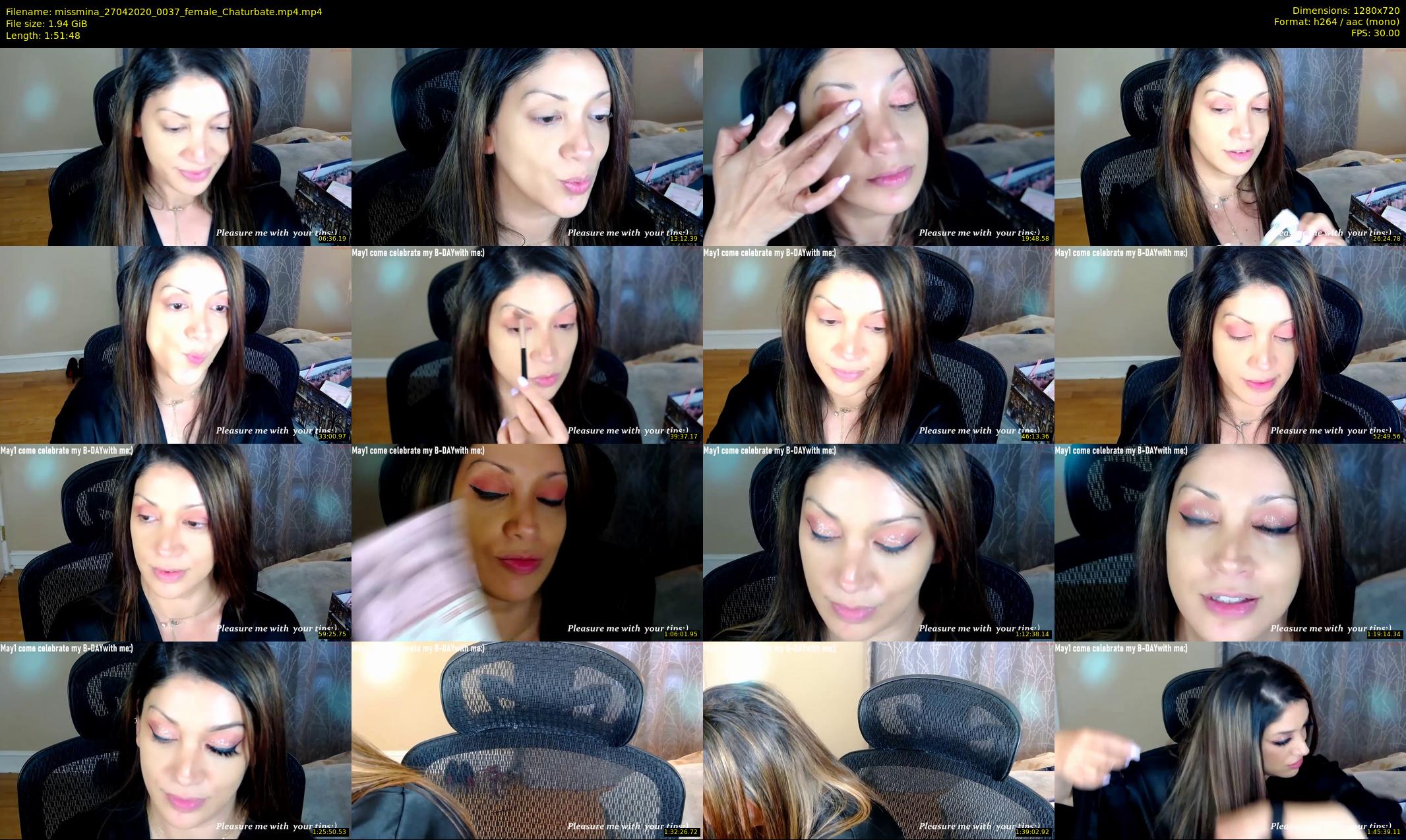 missmina — 112 minute Chaturbate female cam show recording, 720p, Apr 27, 2020
