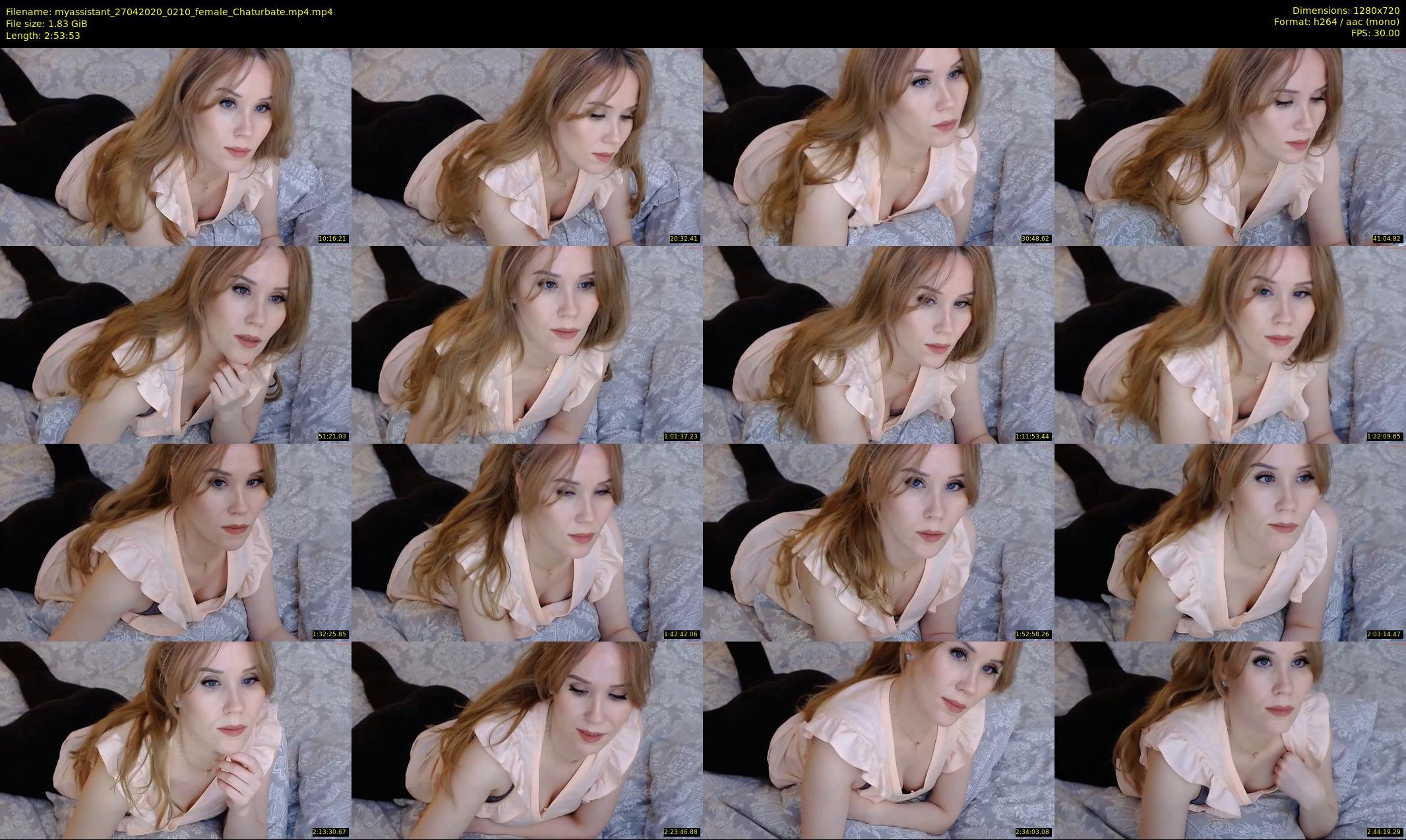 myassistant — 174 minute Chaturbate female cam show recording, 720p, Apr 27, 2020