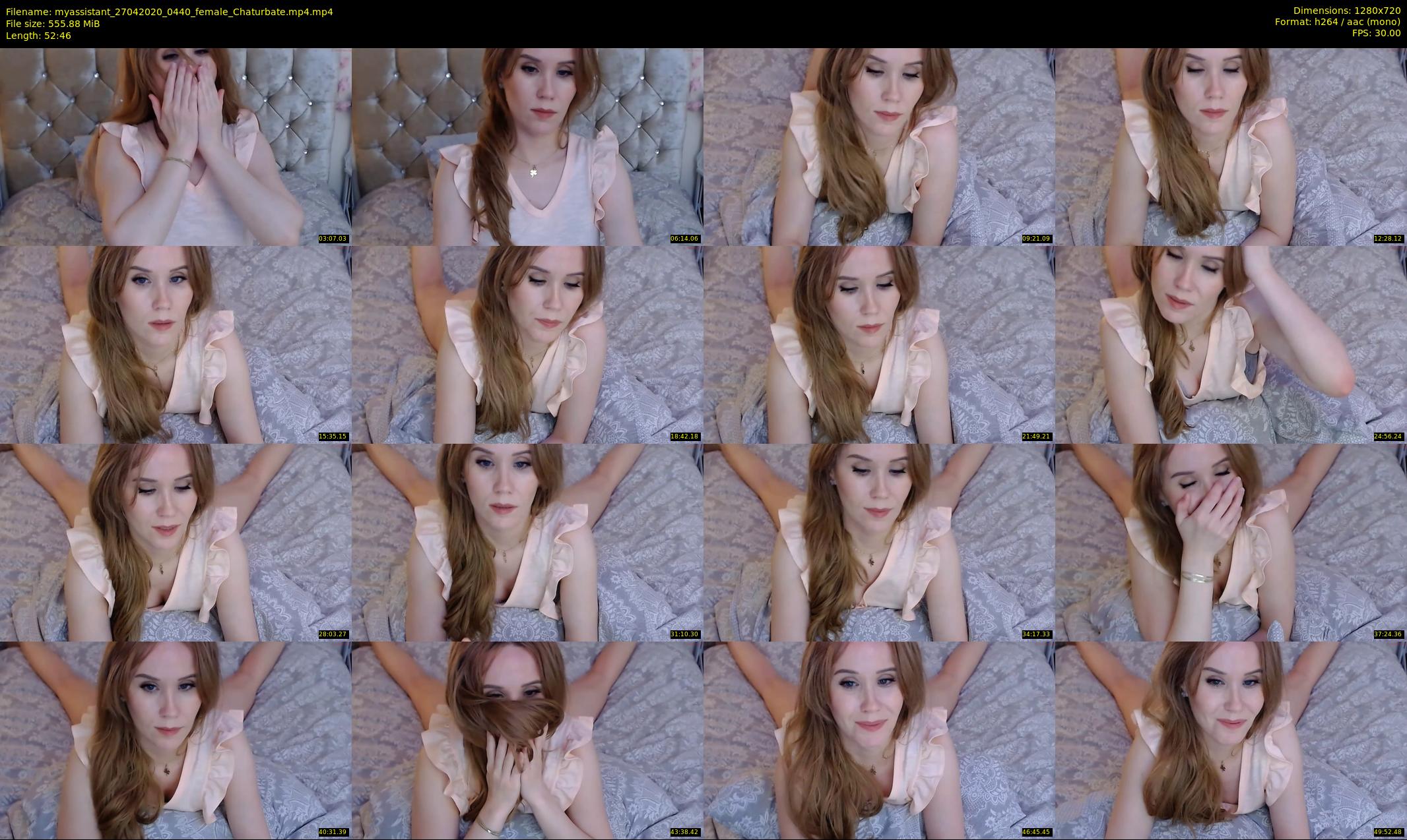 myassistant — 53 minute Chaturbate female cam show recording, 720p, Apr 27, 2020