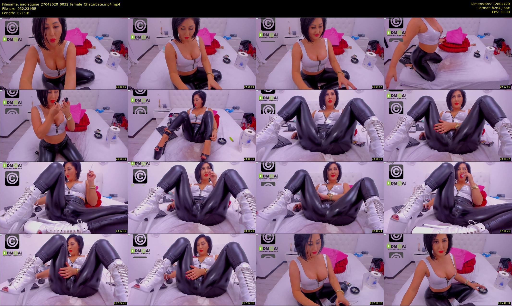 nadiaquine — 82 minute Chaturbate female cam show recording, 720p, Apr 27, 2020