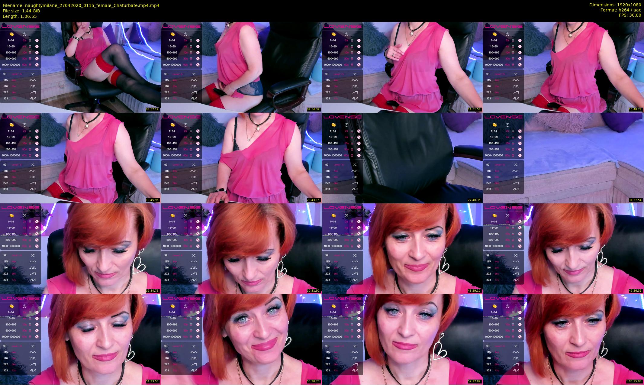 naughtymilane — 67 minute Chaturbate female cam show recording, 1080p, Apr 27, 2020