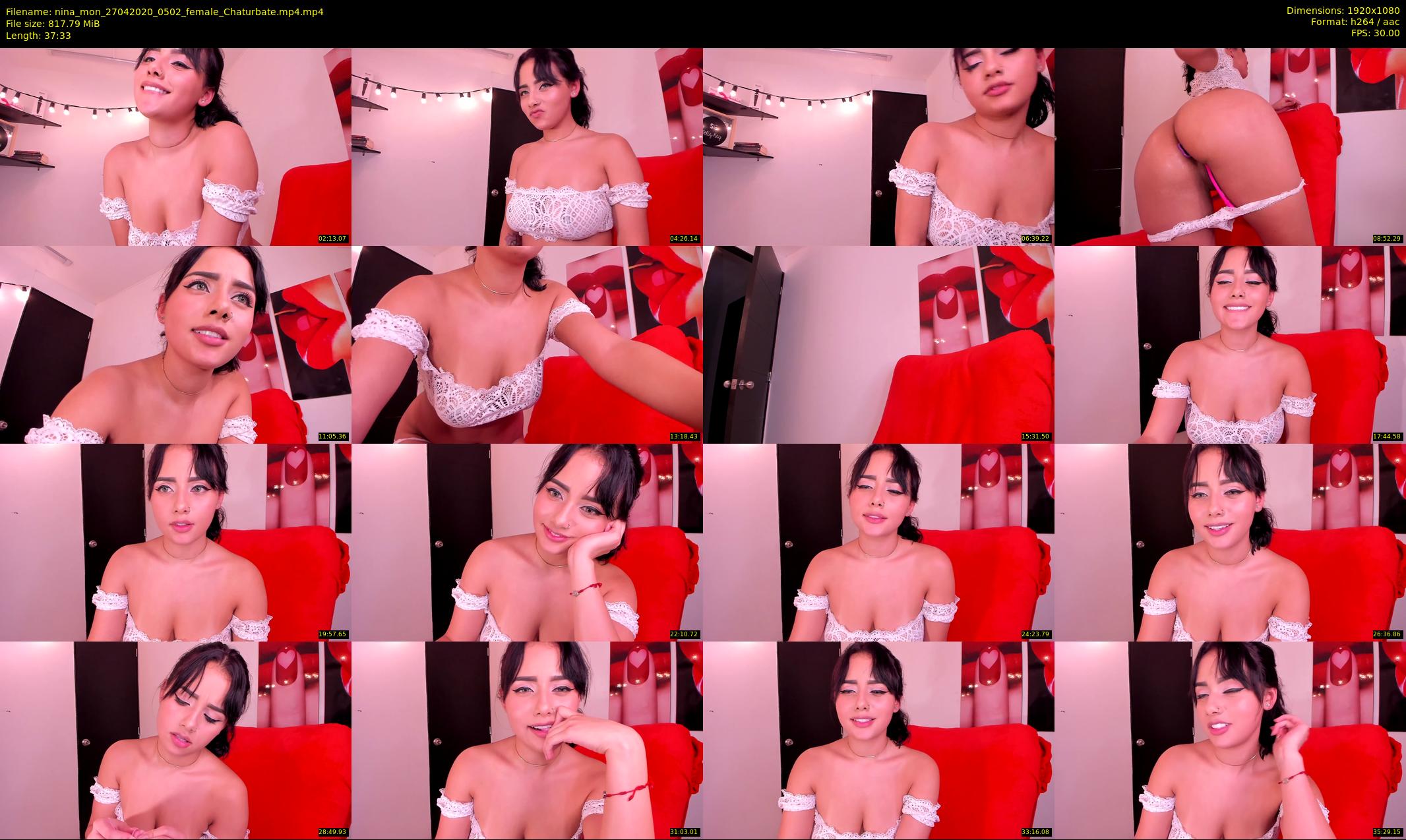 nina_mon — 38 minute Chaturbate female cam show recording, 1080p, Apr 27, 2020