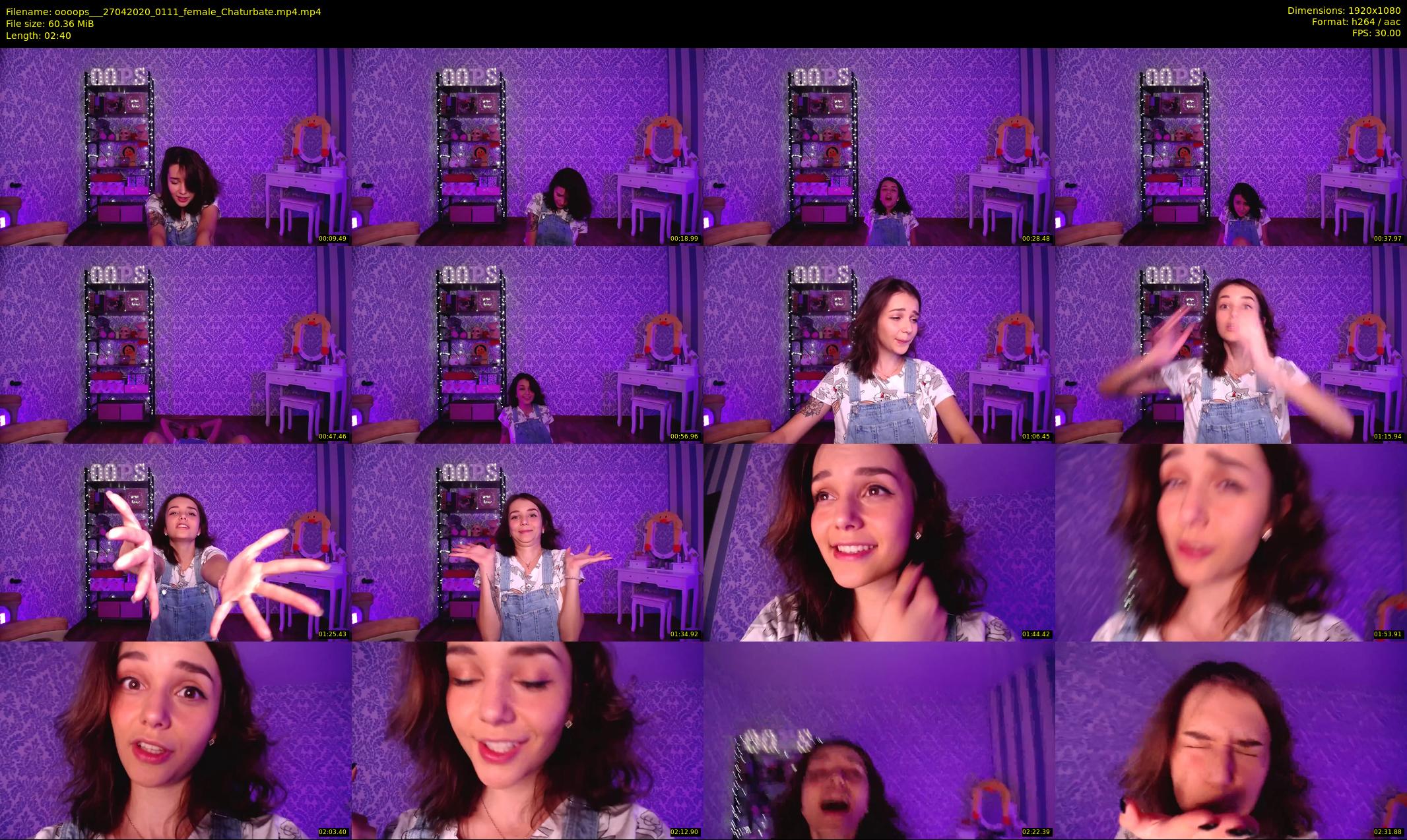 oooops__ — 3 minute Chaturbate female cam show recording, 1080p, Apr 27, 2020
