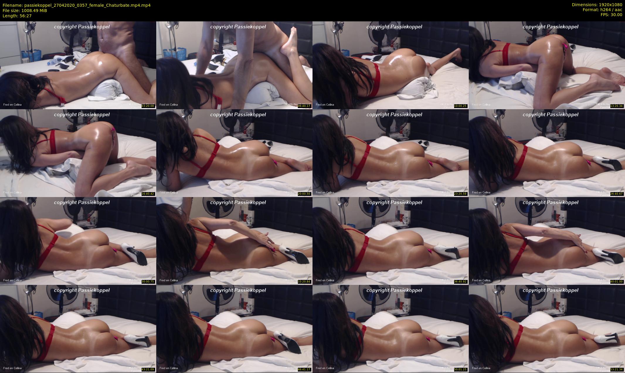 passiekoppel — 57 minute Chaturbate couple cam show recording, 1080p, Apr 27, 2020