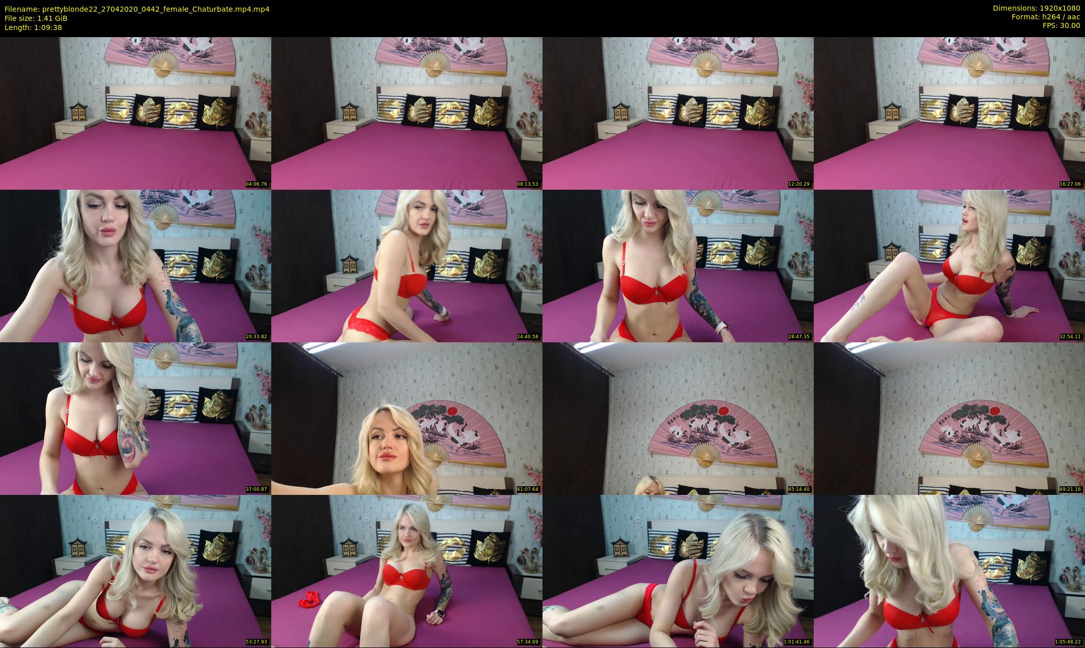 prettyblonde22 — 70 minute Chaturbate female cam show recording, 1080p, Apr 27, 2020