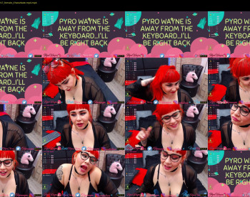 pyrowayne — 54 minute Chaturbate female cam show recording, 720p, Apr 27, 2020