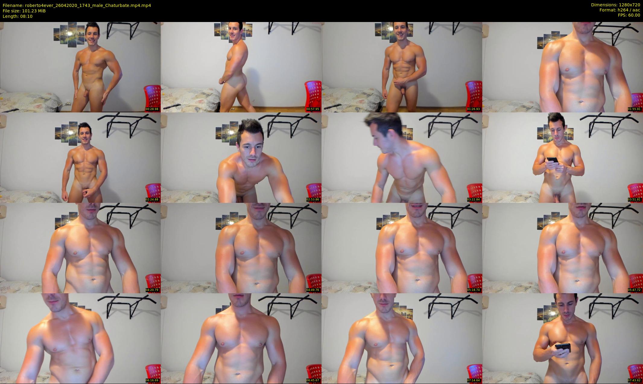roberto4ever — 9 minute Chaturbate male cam show recording, 720p, Apr 26, 2020
