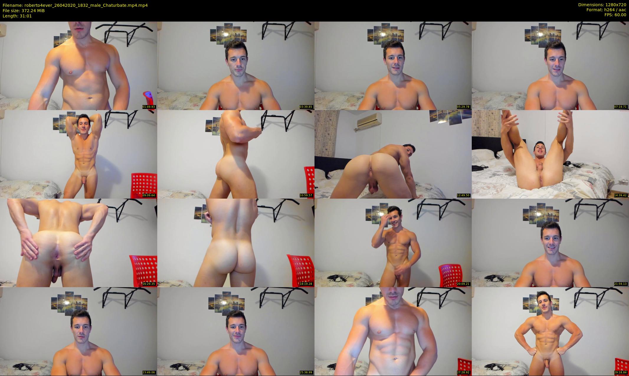 roberto4ever — 32 minute Chaturbate male cam show recording, 720p, Apr 26, 2020