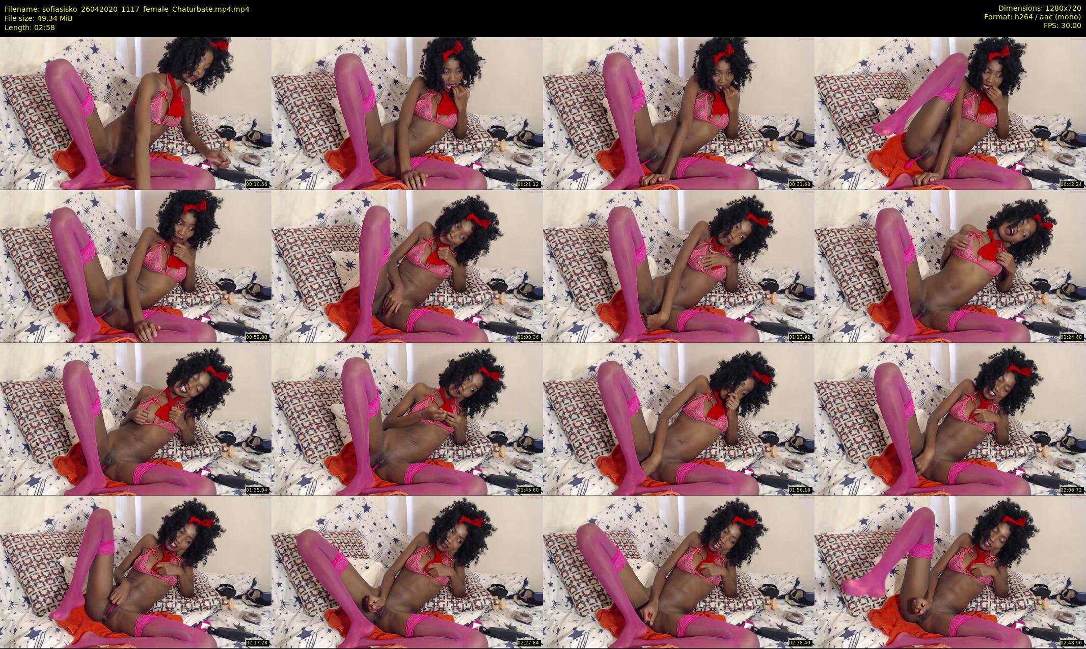 sofiasisko — 3 minute Chaturbate female cam show recording, 720p, Apr 26, 2020