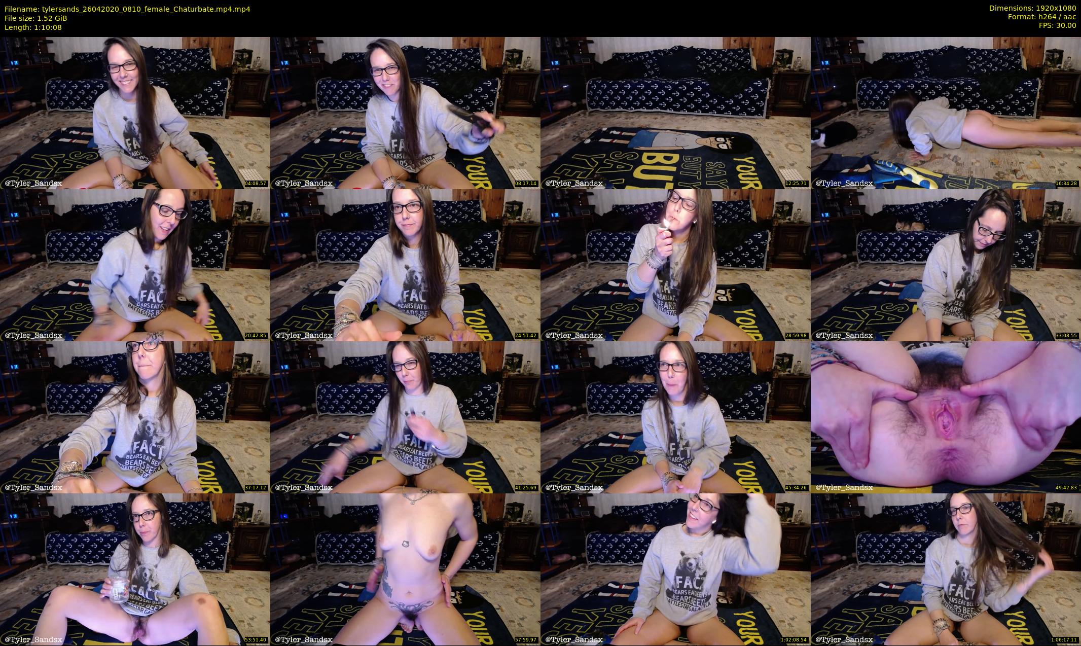tylersands — 71 minute Chaturbate female cam show recording, 1080p, Apr 26, 2020