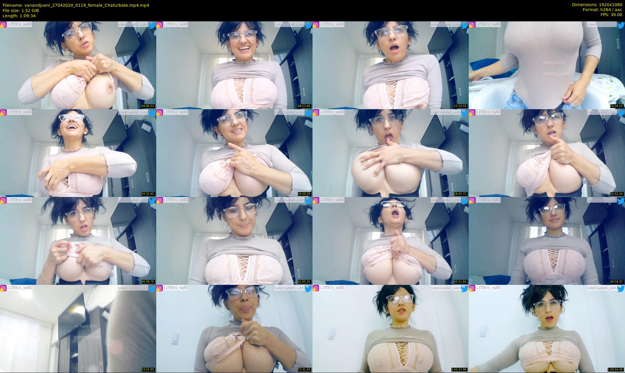 vanandjuani — 70 minute Chaturbate female cam show recording, 1080p, Apr 27, 2020