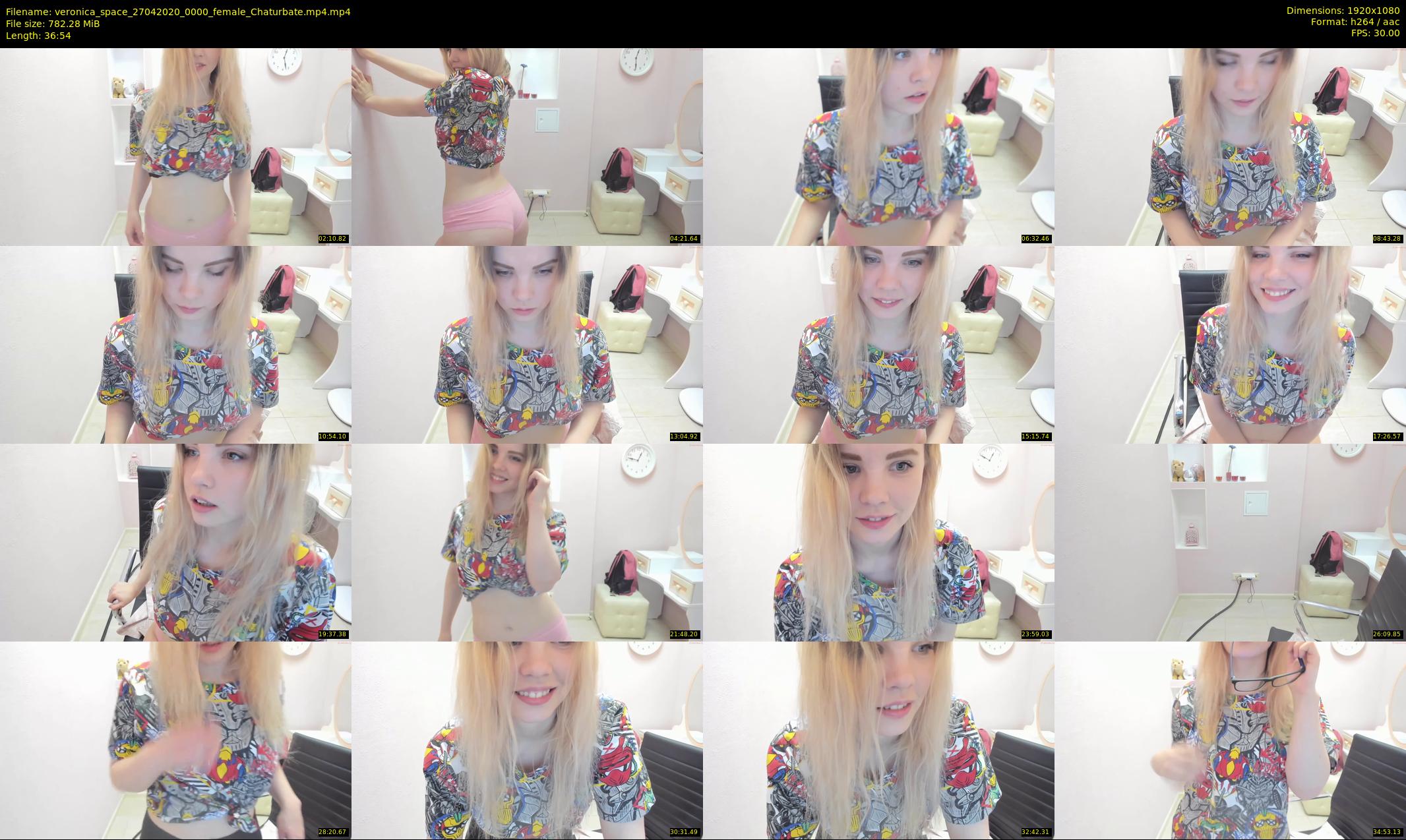 veronica_space — 37 minute Chaturbate female cam show recording, 1080p, Apr 27, 2020