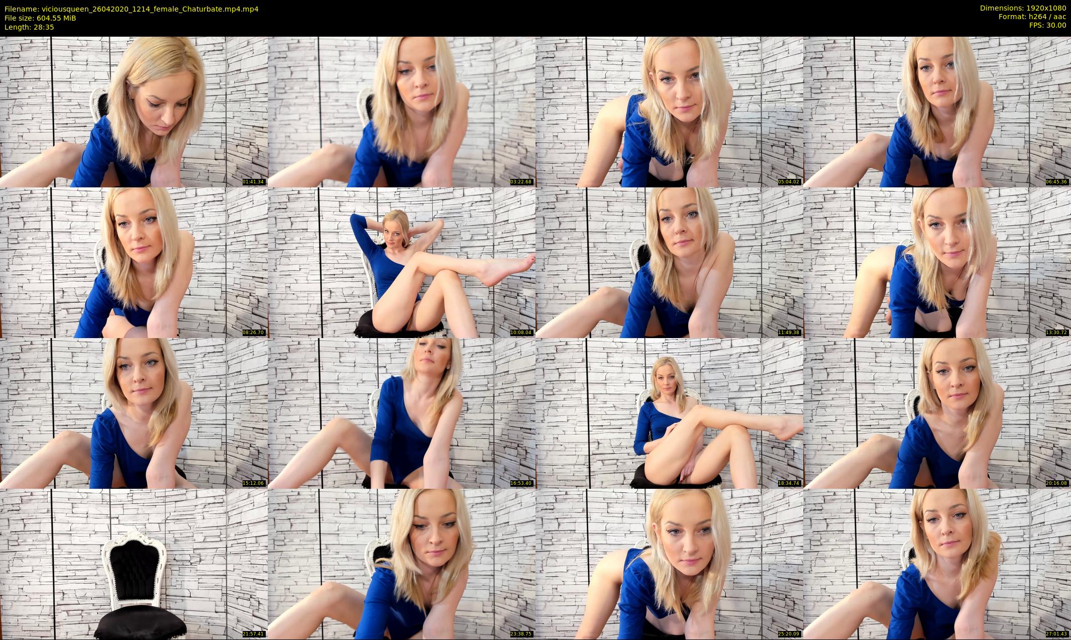 viciousqueen — 29 minute Chaturbate female cam show recording, 1080p, Apr 26, 2020
