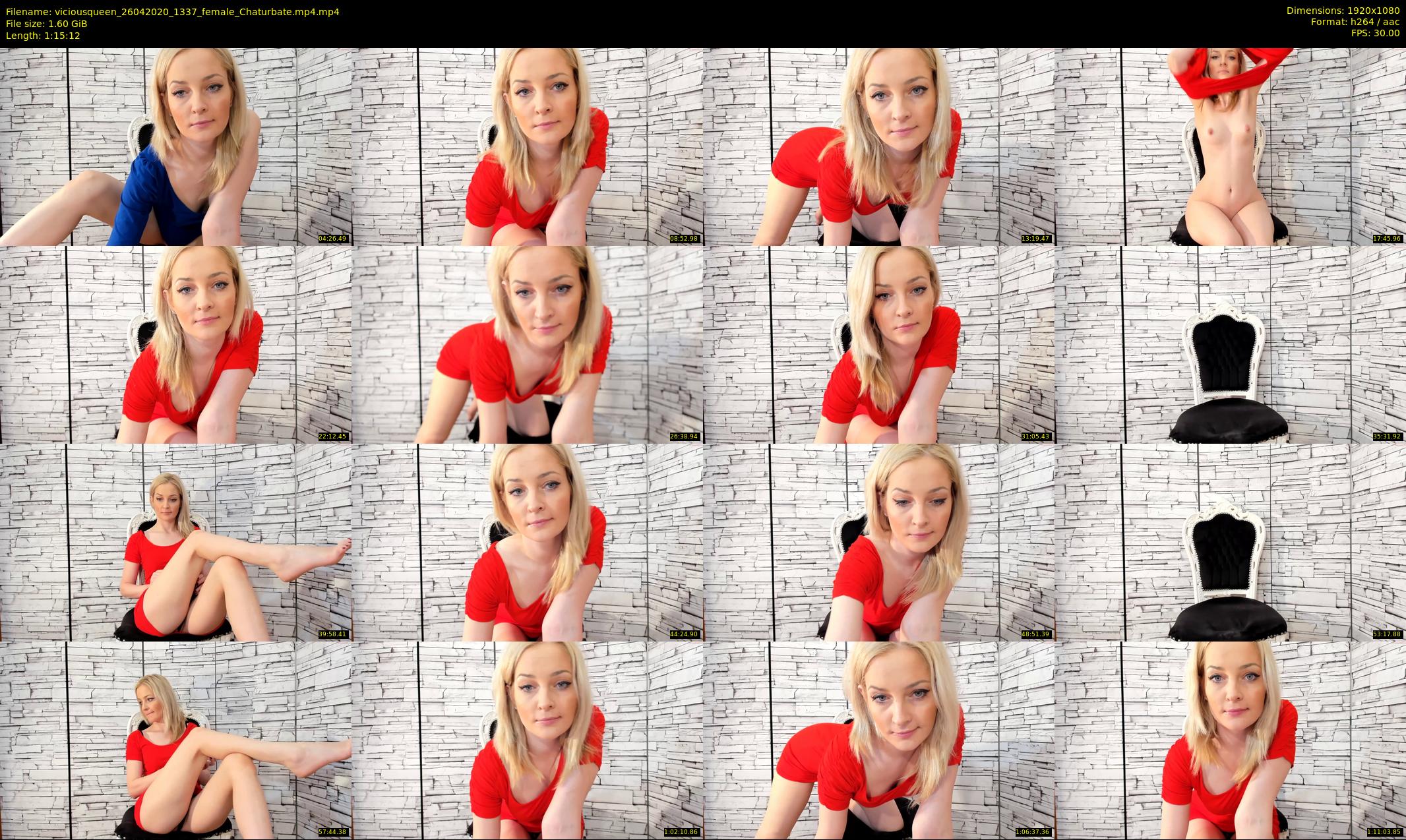 viciousqueen — 76 minute Chaturbate female cam show recording, 1080p, Apr 26, 2020