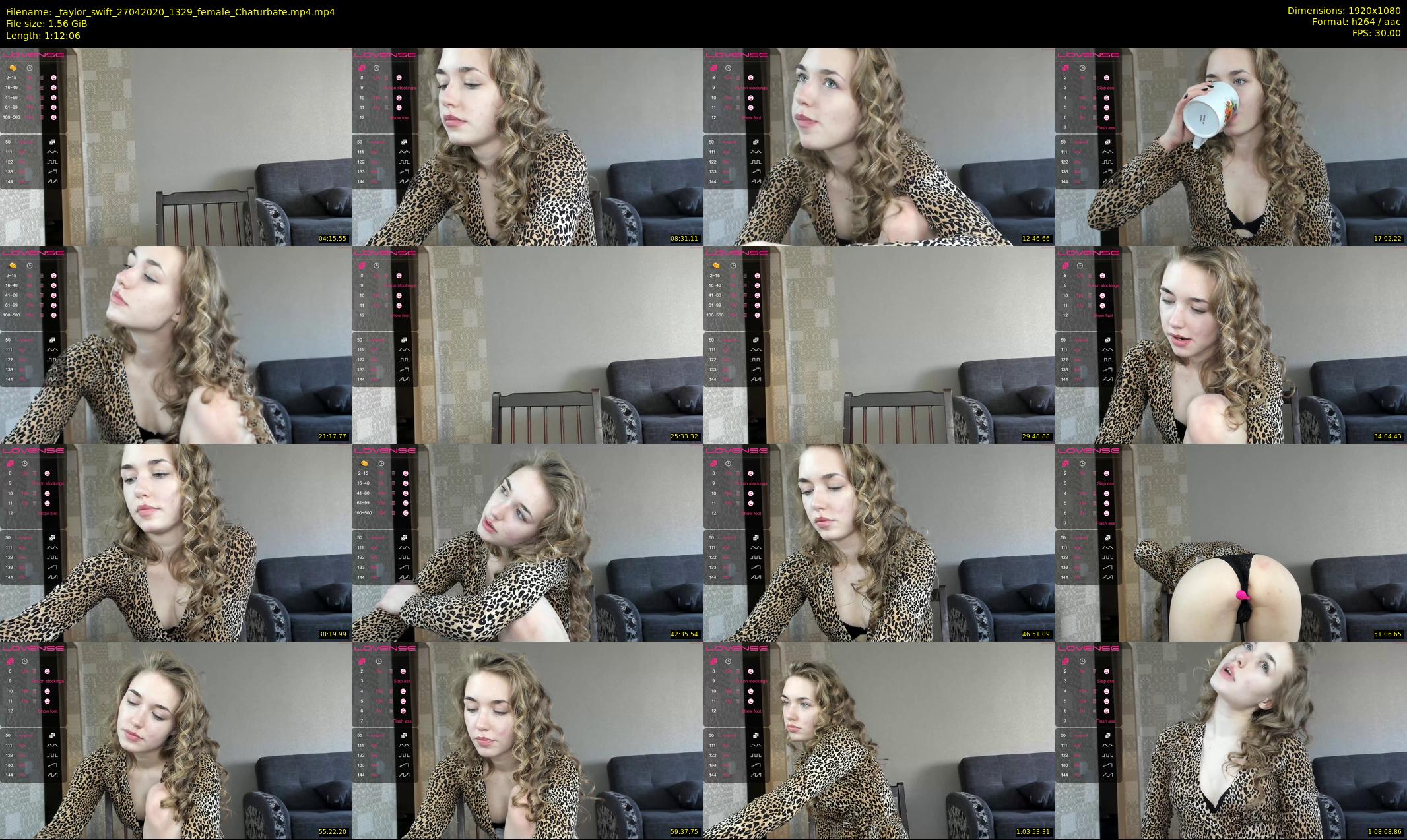 _taylor_swift — 73 minute Chaturbate female cam show recording, 1080p, Apr 27, 2020