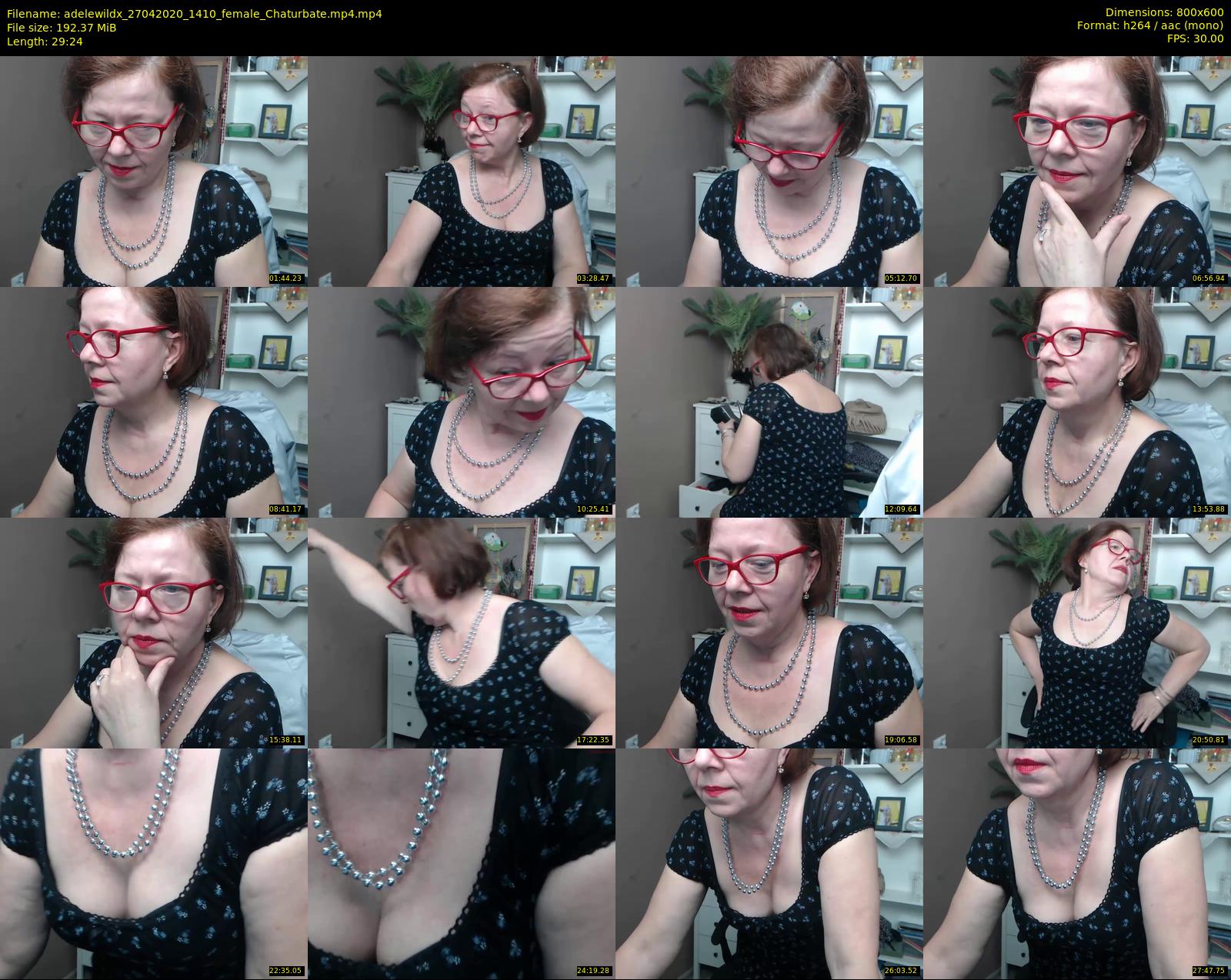 adelewildx — 30 minute Chaturbate female cam show recording, 480p, Apr 27, 2020