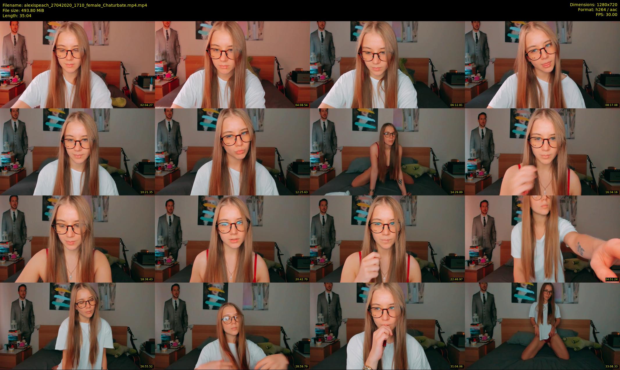 alexispeach — 36 minute Chaturbate female cam show recording, 720p, Apr 27, 2020