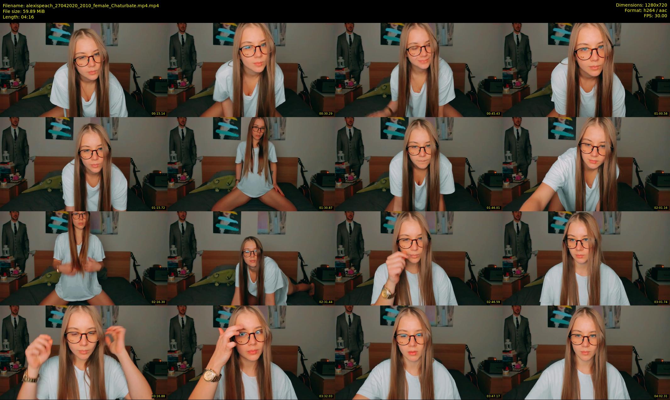 alexispeach — 5 minute Chaturbate female cam show recording, 720p, Apr 27, 2020