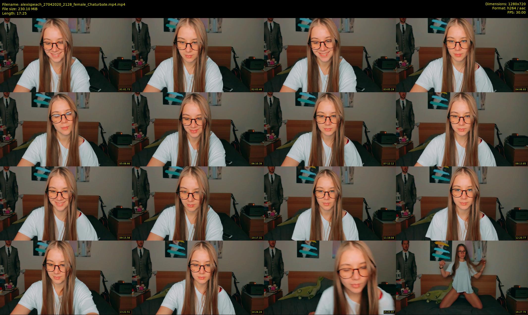 alexispeach — 18 minute Chaturbate female cam show recording, 720p, Apr 27, 2020