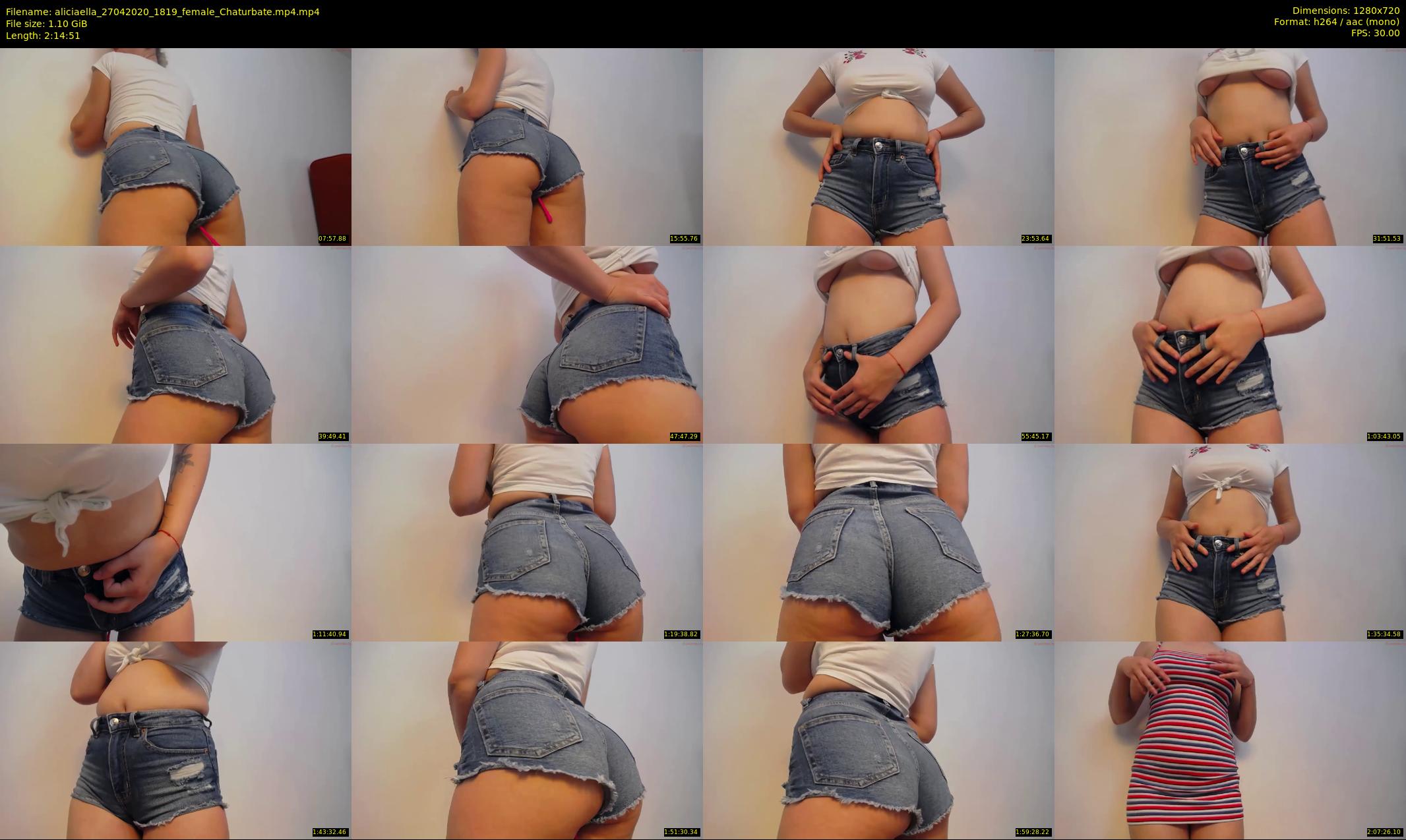 aliciaella — 135 minute Chaturbate female cam show recording, 720p, Apr 27, 2020