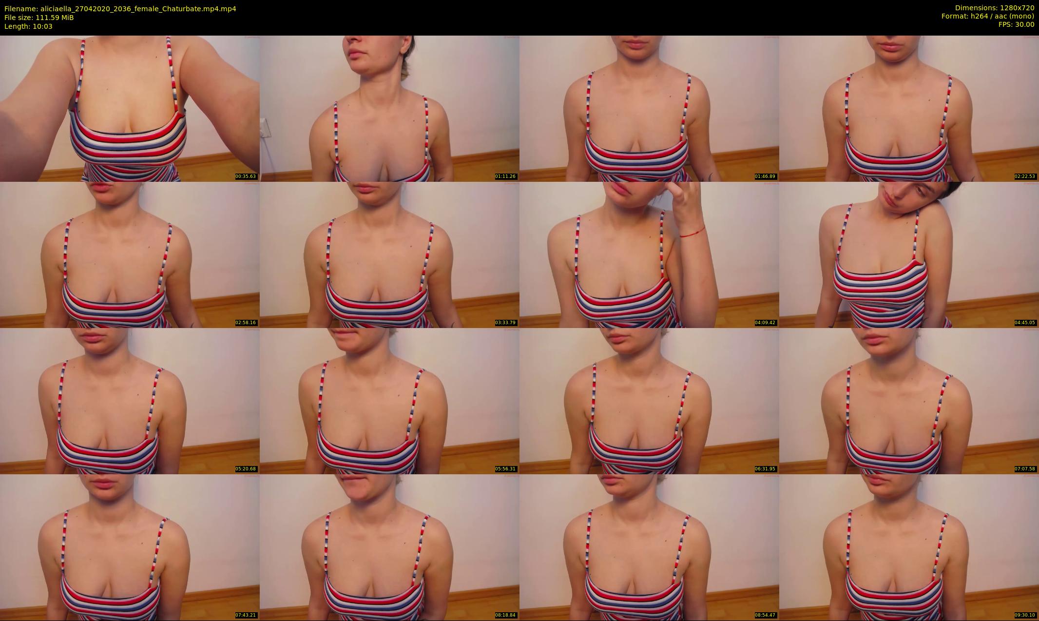 aliciaella — 11 minute Chaturbate female cam show recording, 720p, Apr 27, 2020