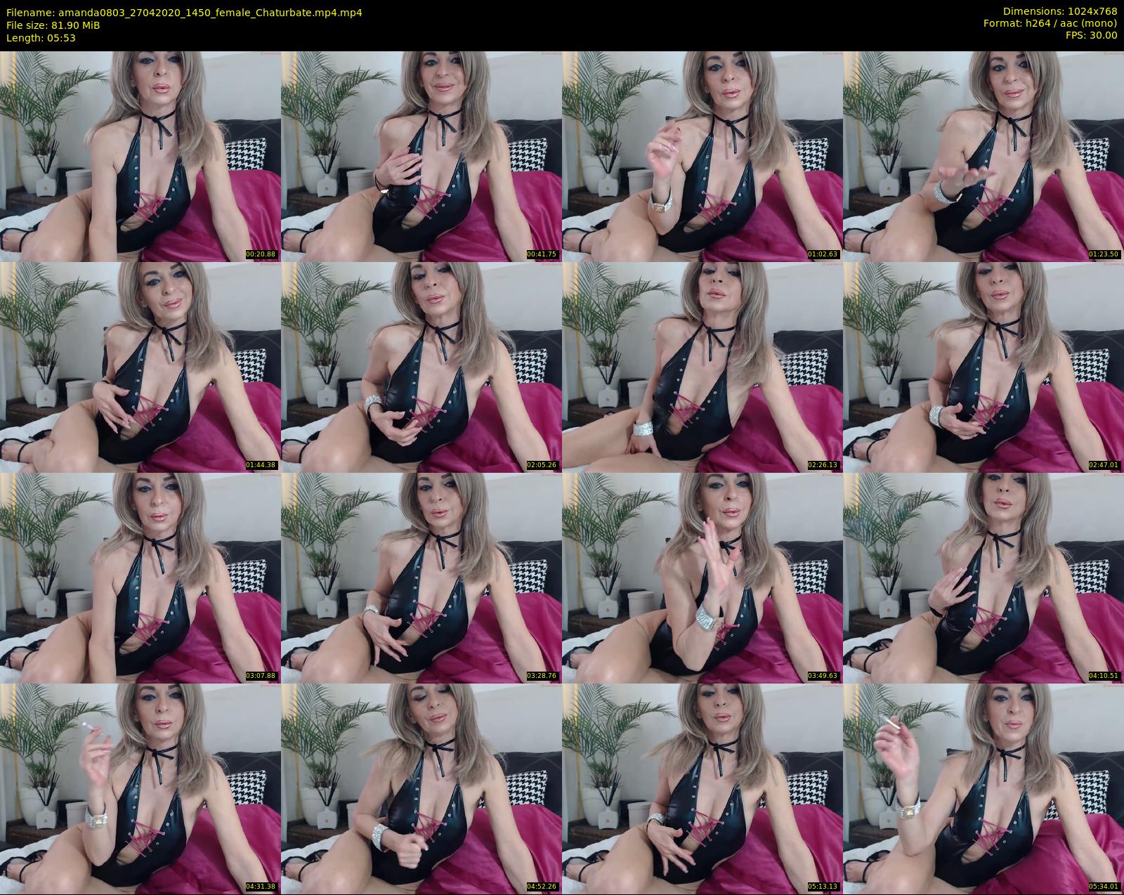 amanda0803 — 6 minute Chaturbate female cam show recording, 720p, Apr 27, 2020