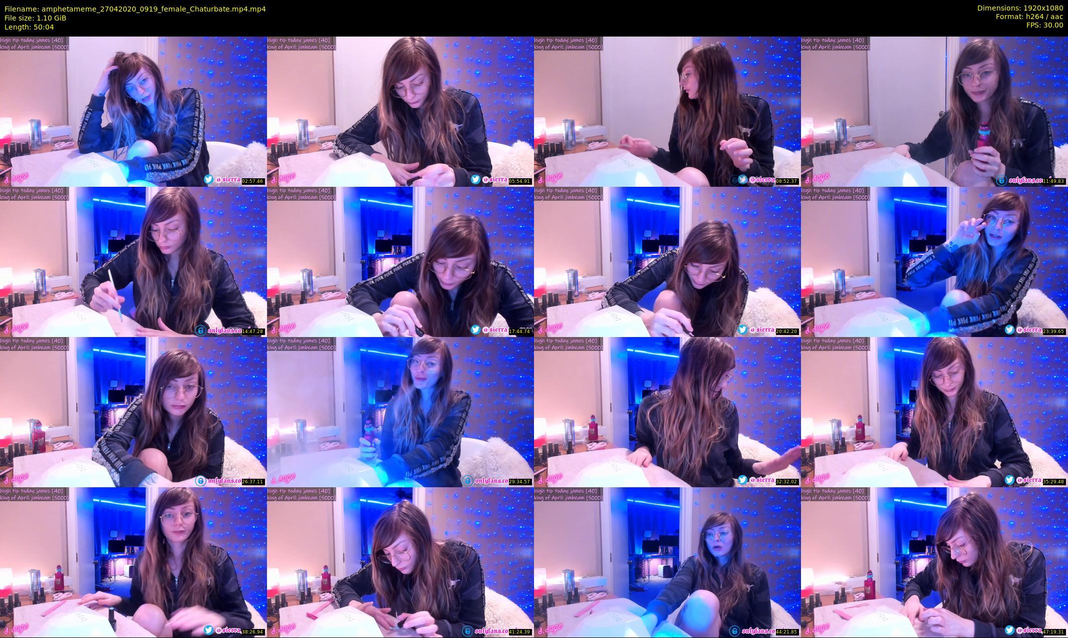 amphetameme — 51 minute Chaturbate female cam show recording, 1080p, Apr 27, 2020