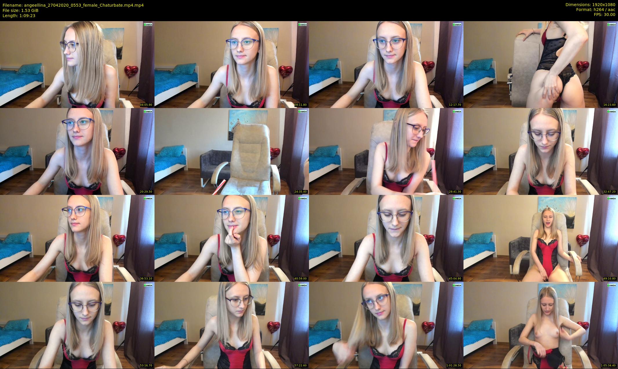 angeellina — 70 minute Chaturbate female cam show recording, 1080p, Apr 27, 2020