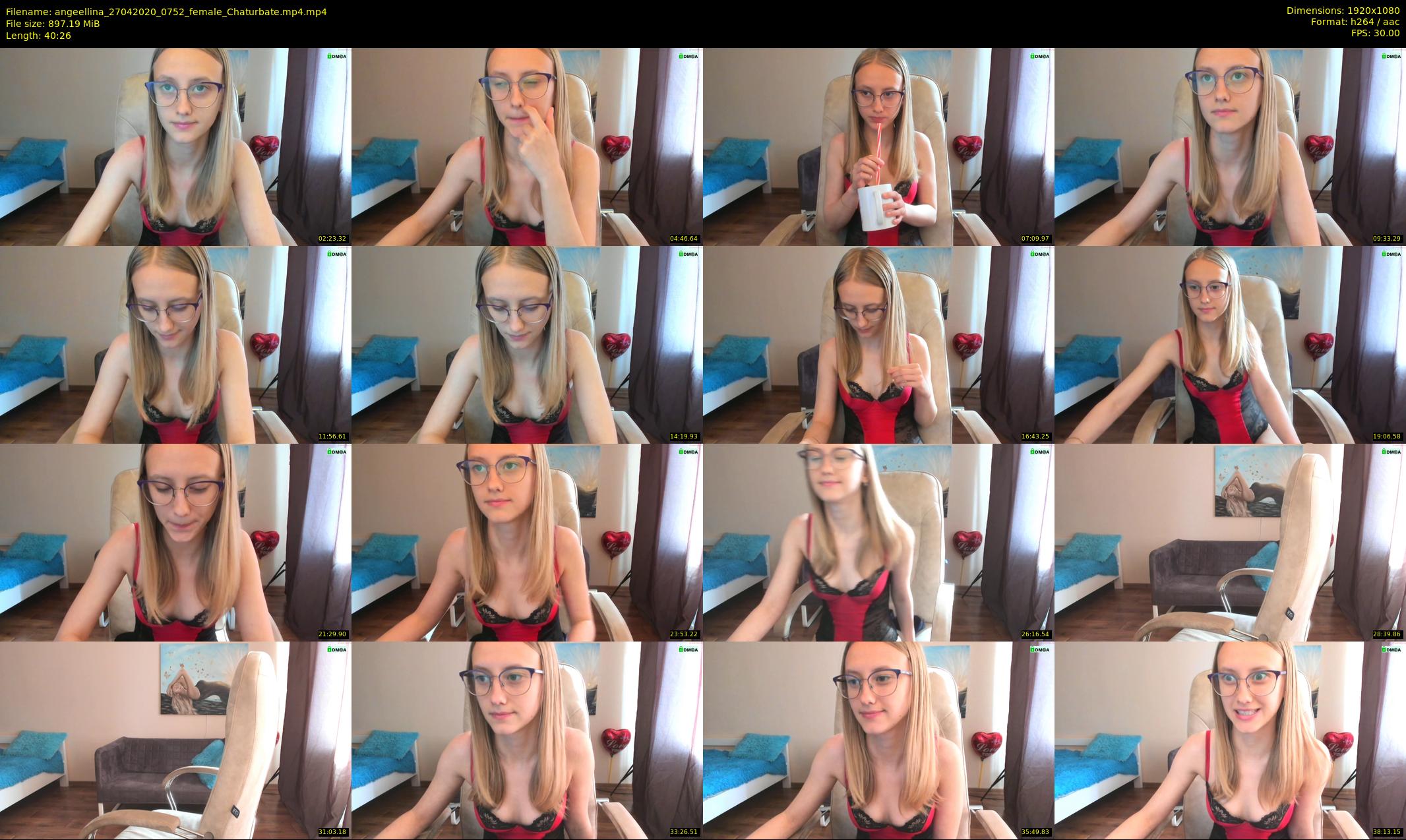 angeellina — 41 minute Chaturbate female cam show recording, 1080p, Apr 27, 2020