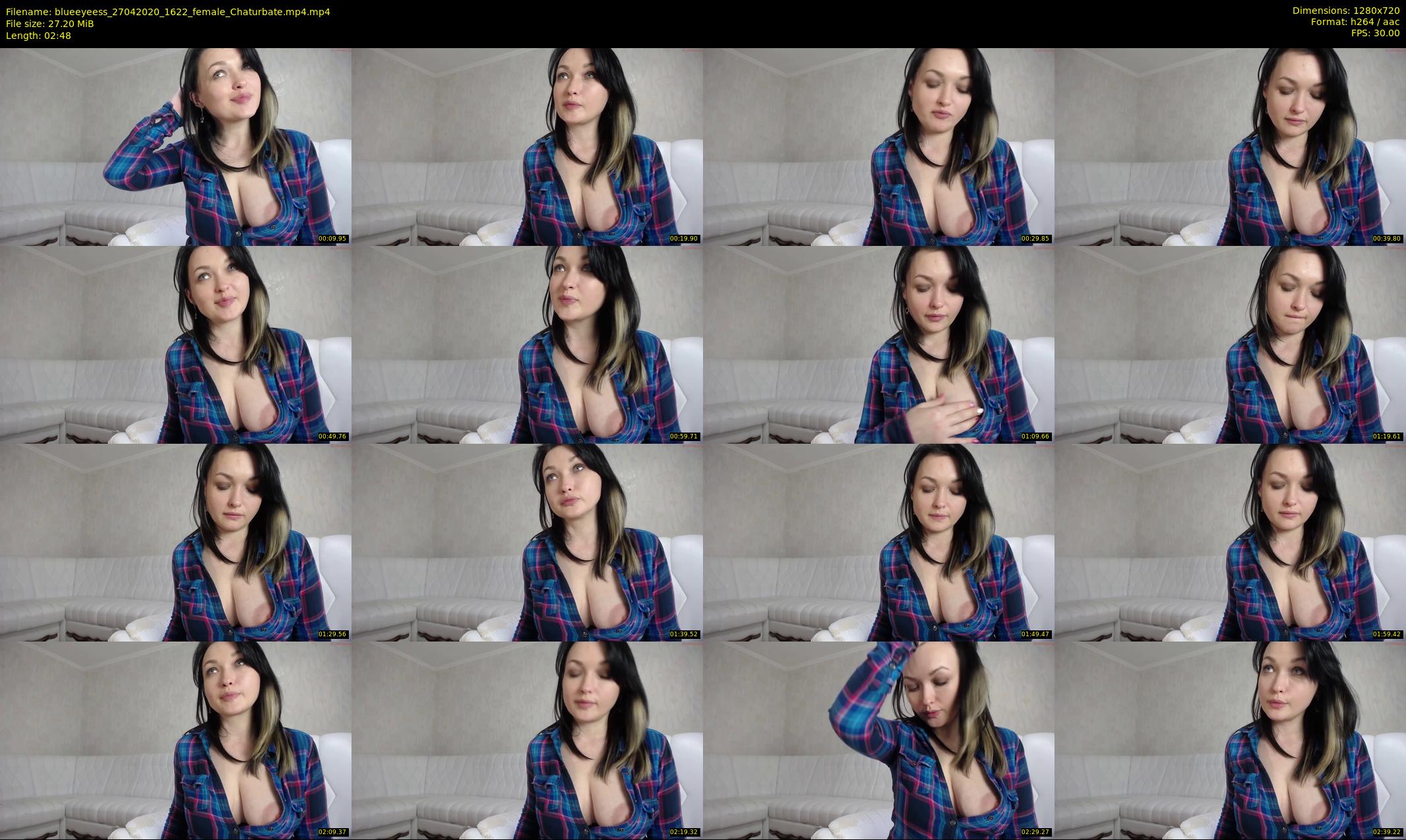 blueeyeess — 3 minute Chaturbate female cam show recording, 720p, Apr 27, 2020