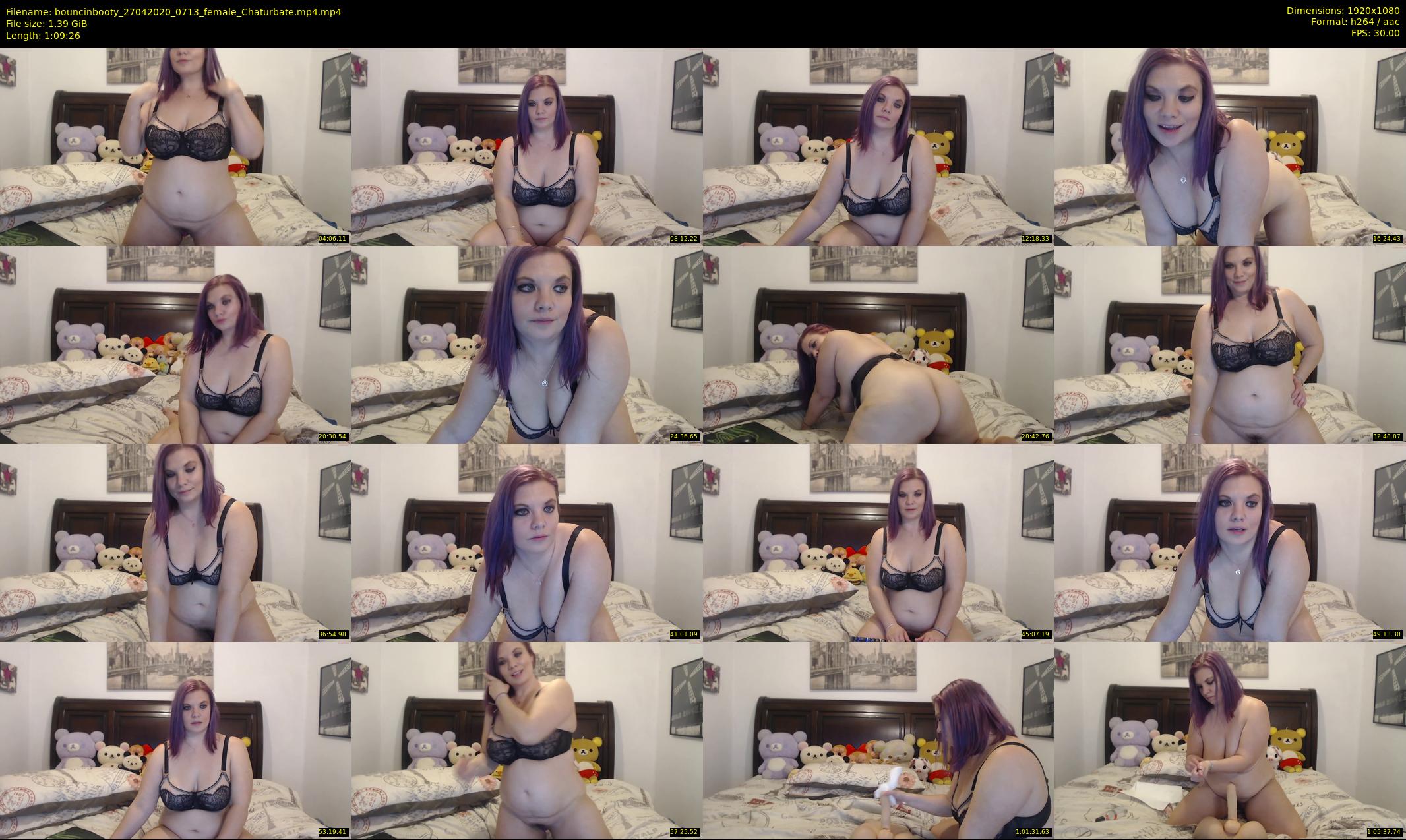 bouncinbooty — 70 minute Chaturbate female cam show recording, 1080p, Apr 27, 2020
