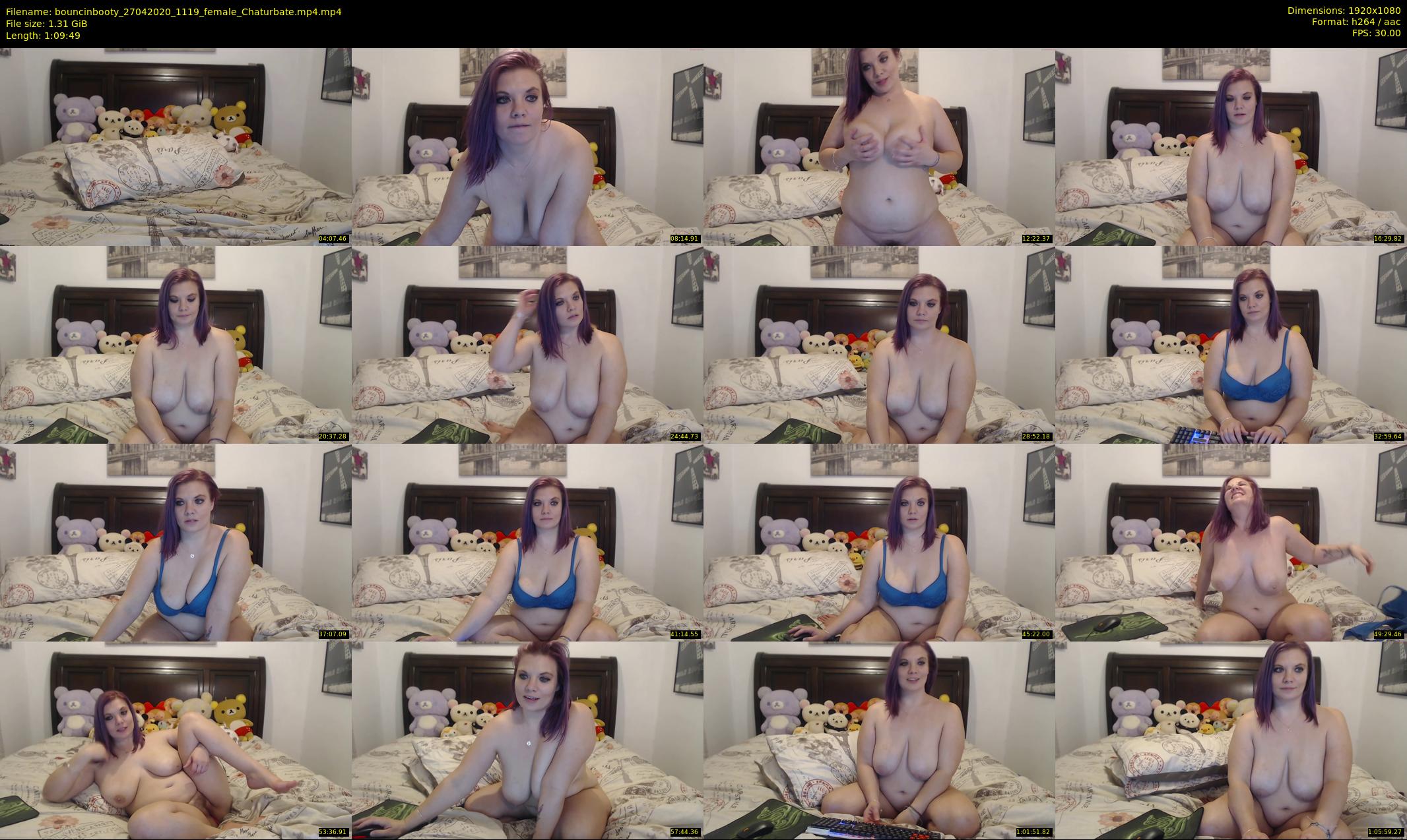 bouncinbooty — 70 minute Chaturbate female cam show recording, 1080p, Apr 27, 2020