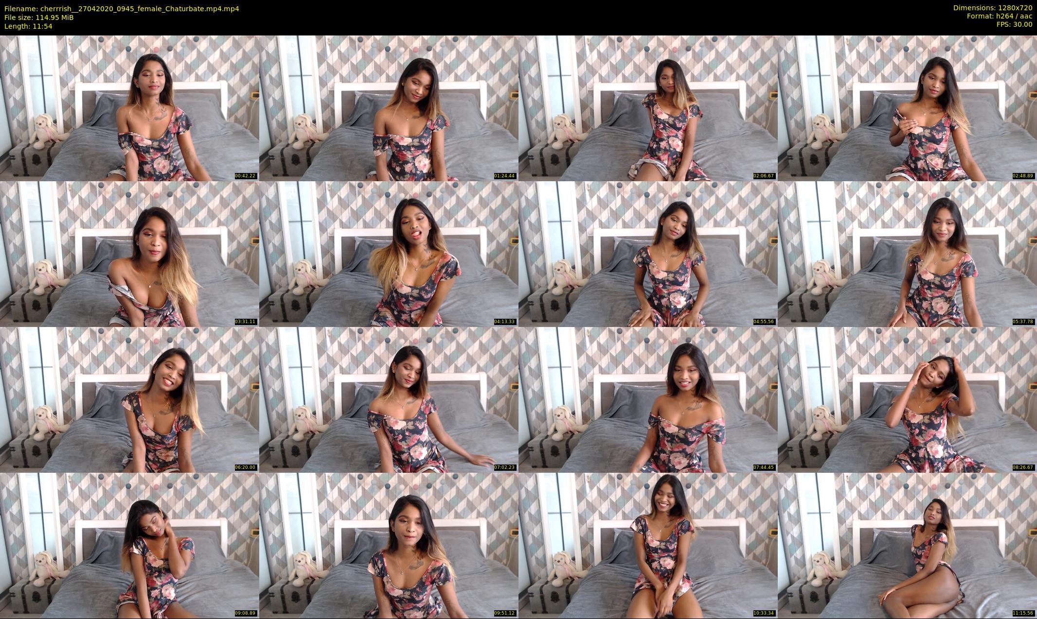 cherrrish_ — 12 minute Chaturbate female cam show recording, 720p, Apr 27, 2020