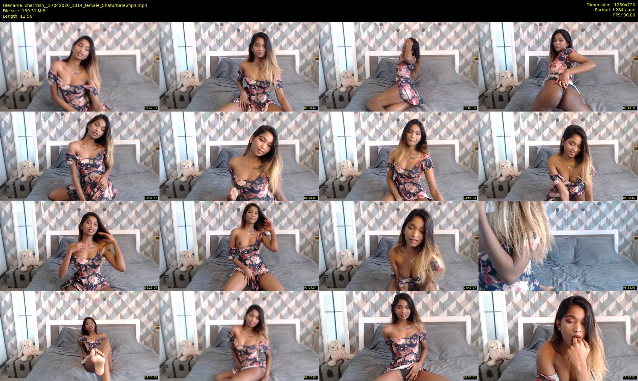cherrrish_ — 12 minute Chaturbate female cam show recording, 720p, Apr 27, 2020