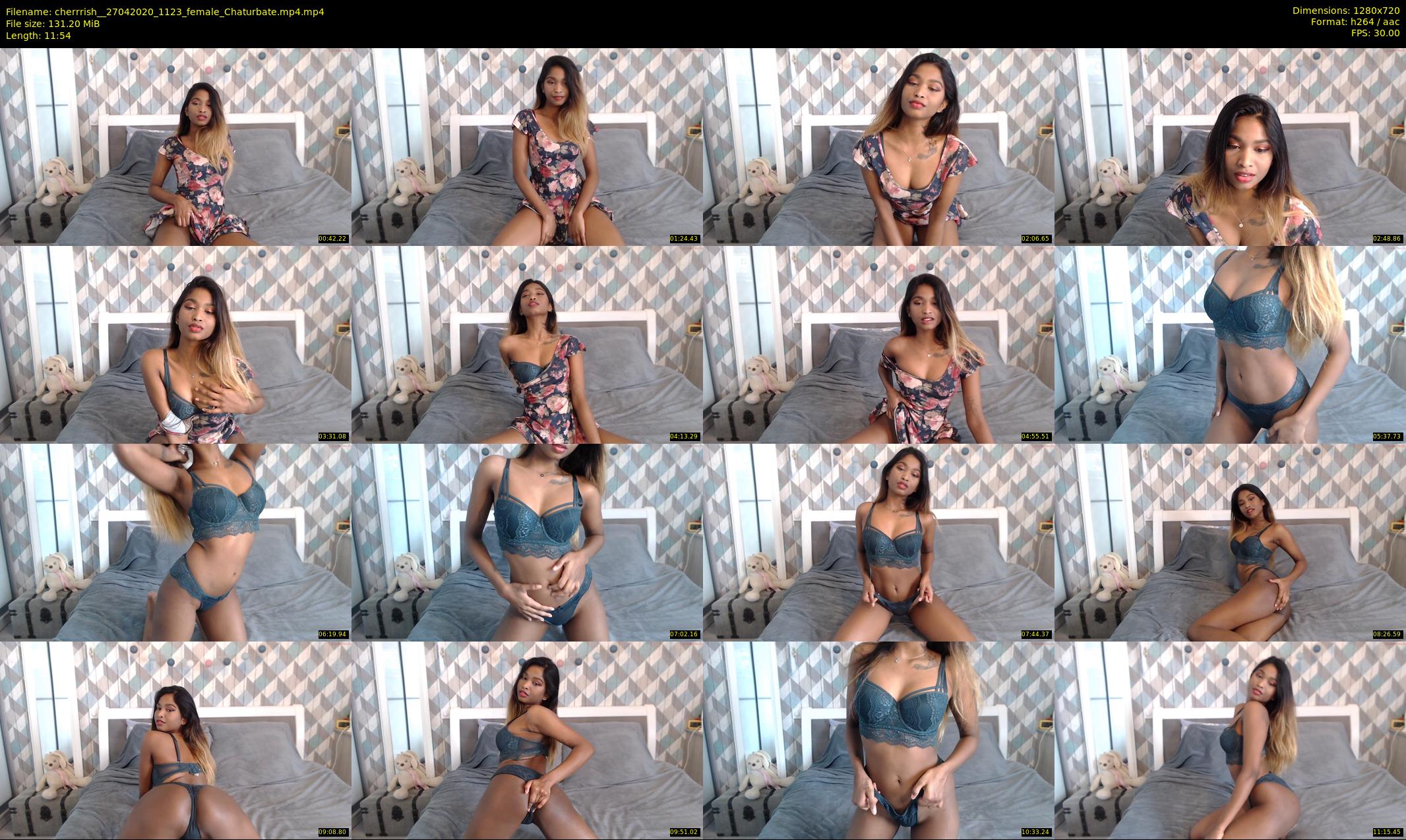 cherrrish_ — 12 minute Chaturbate female cam show recording, 720p, Apr 27, 2020