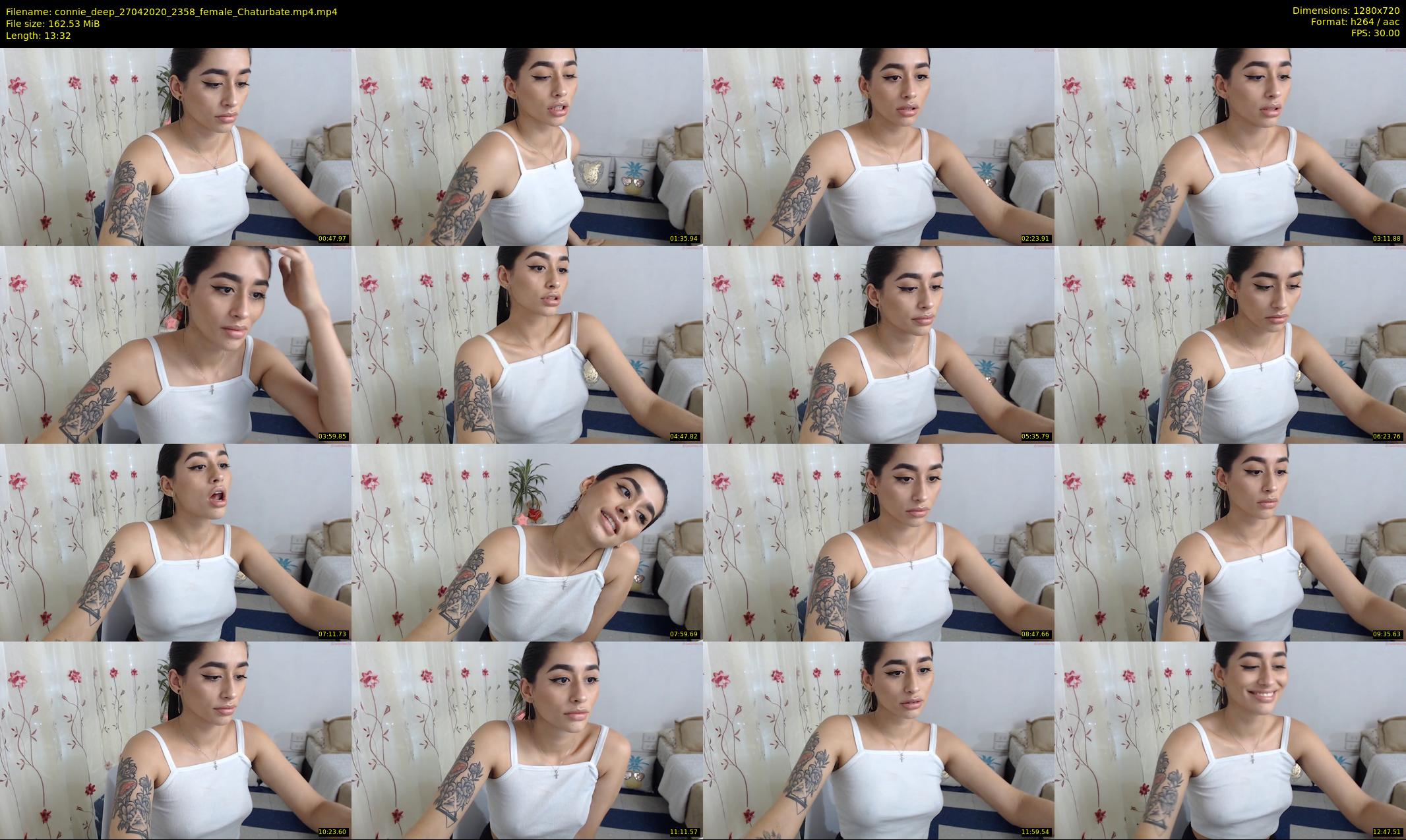 connie_deep — 14 minute Chaturbate female cam show recording, 720p, Apr 27, 2020