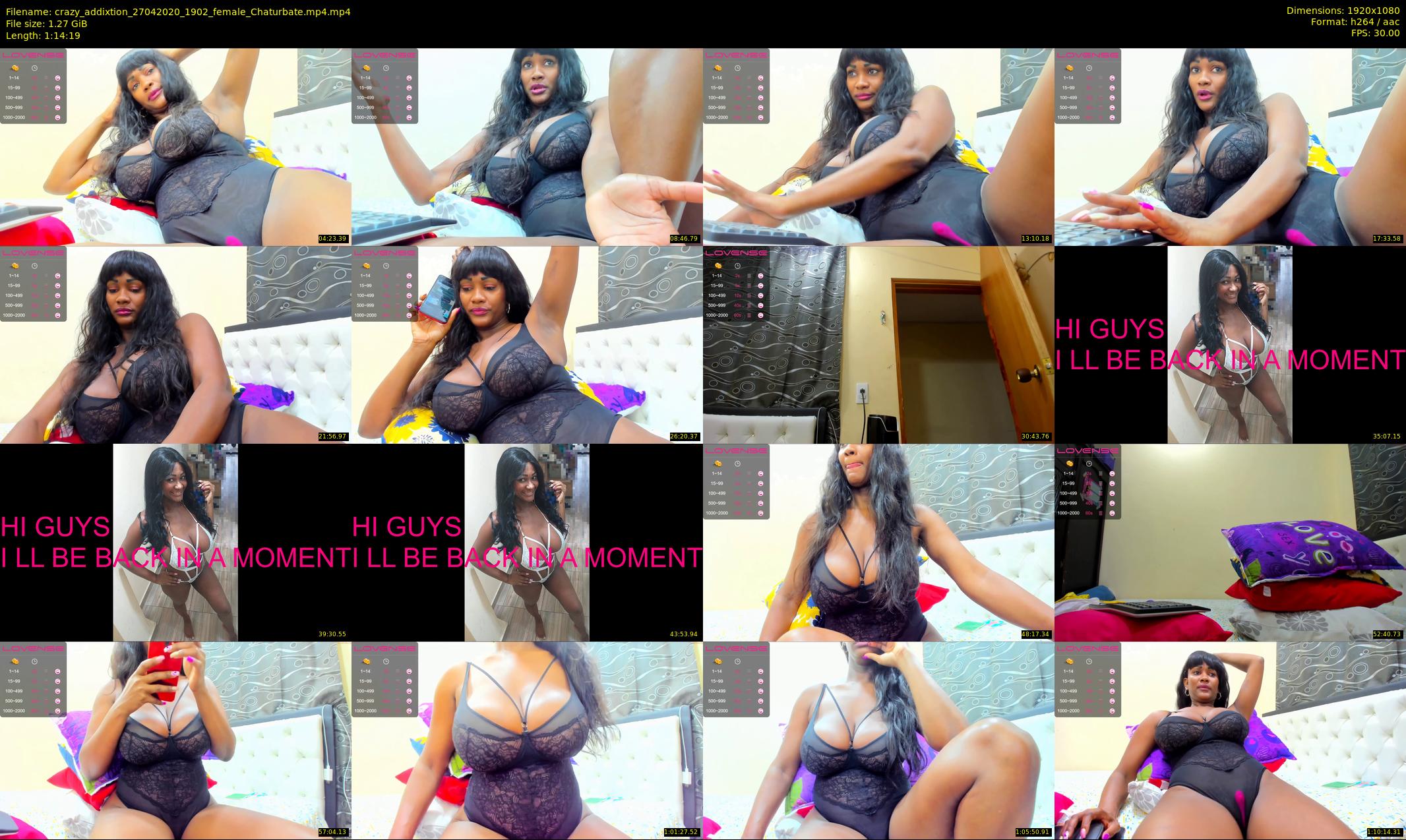 crazy_addixtion — 75 minute Chaturbate female cam show recording, 1080p, Apr 27, 2020