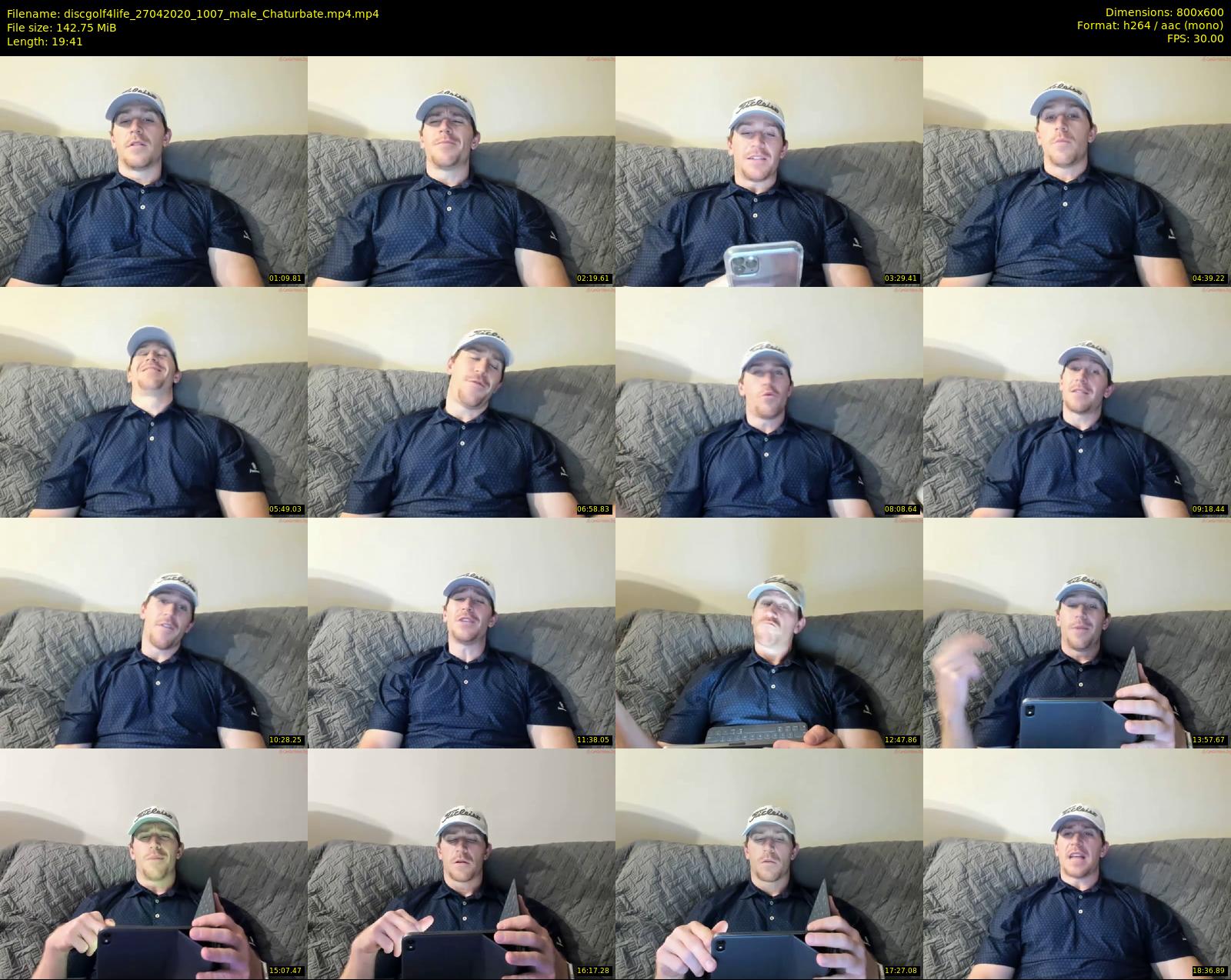 discgolf4life — 20 minute Chaturbate male cam show recording, 480p, Apr 27, 2020