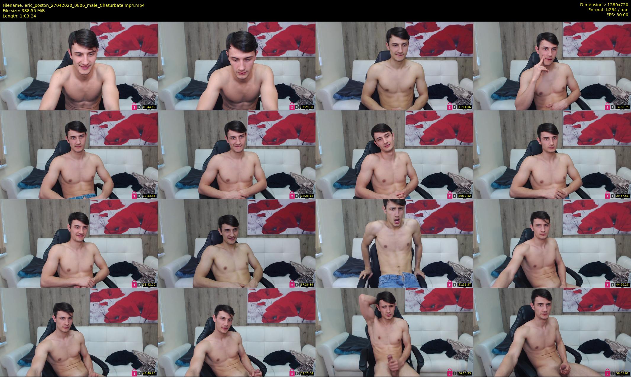 eric_poston — 64 minute Chaturbate male cam show recording, 720p, Apr 27, 2020