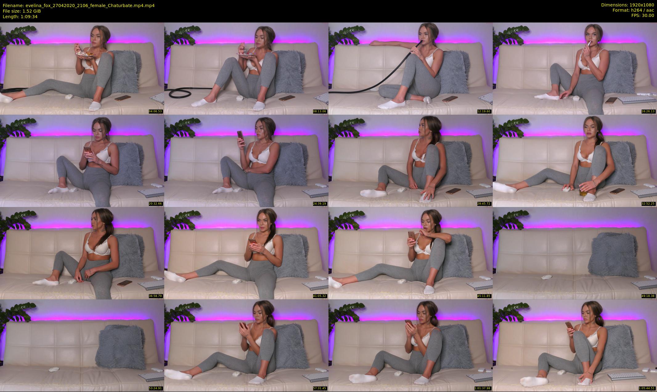 evelina_fox — 70 minute Chaturbate female cam show recording, 1080p, Apr 27, 2020