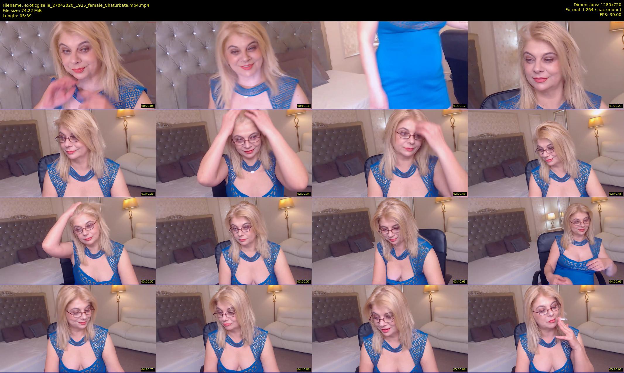 exoticgiselle — 6 minute Chaturbate female cam show recording, 720p, Apr 27, 2020