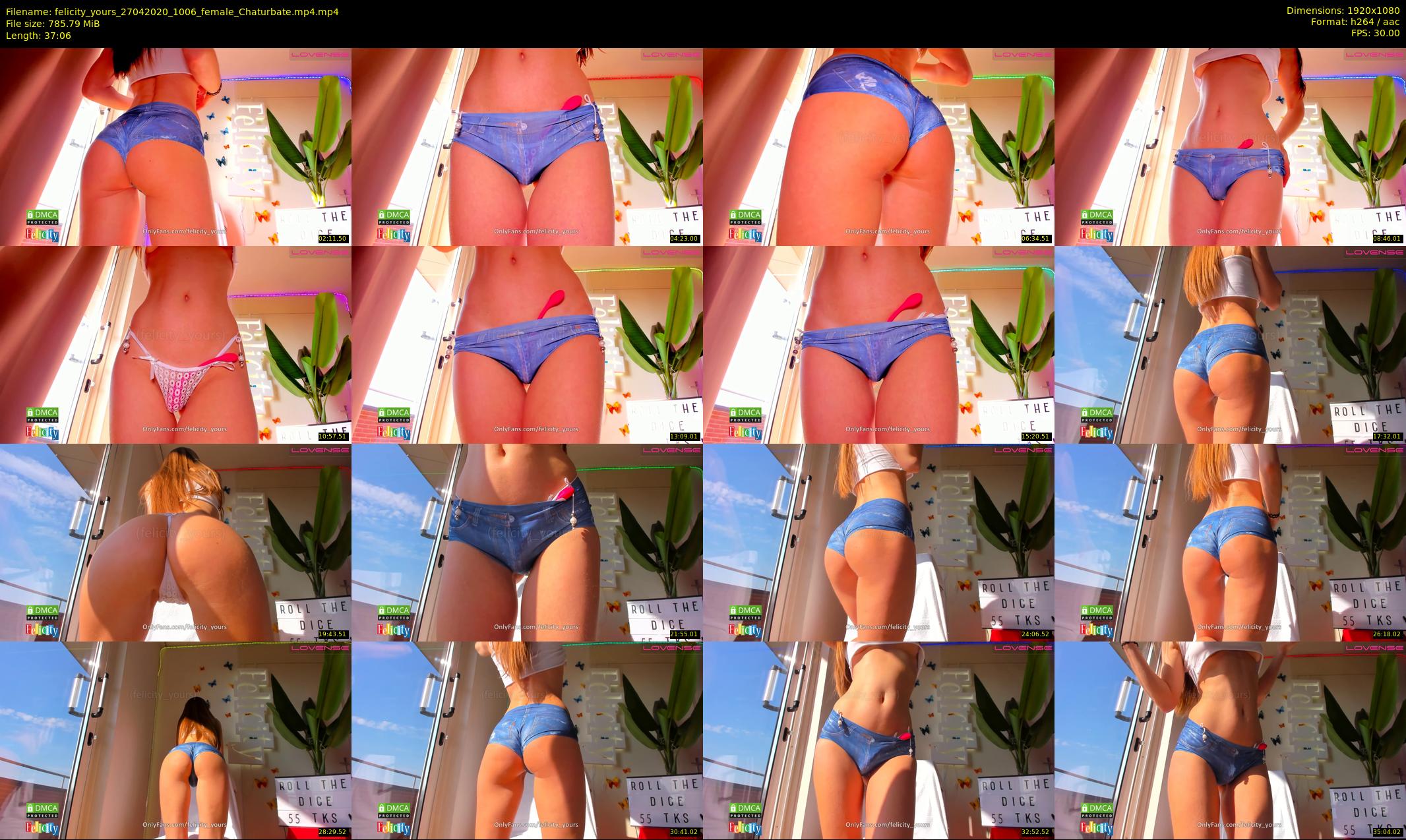 felicity_yours — 38 minute Chaturbate female cam show recording, 1080p, Apr 27, 2020