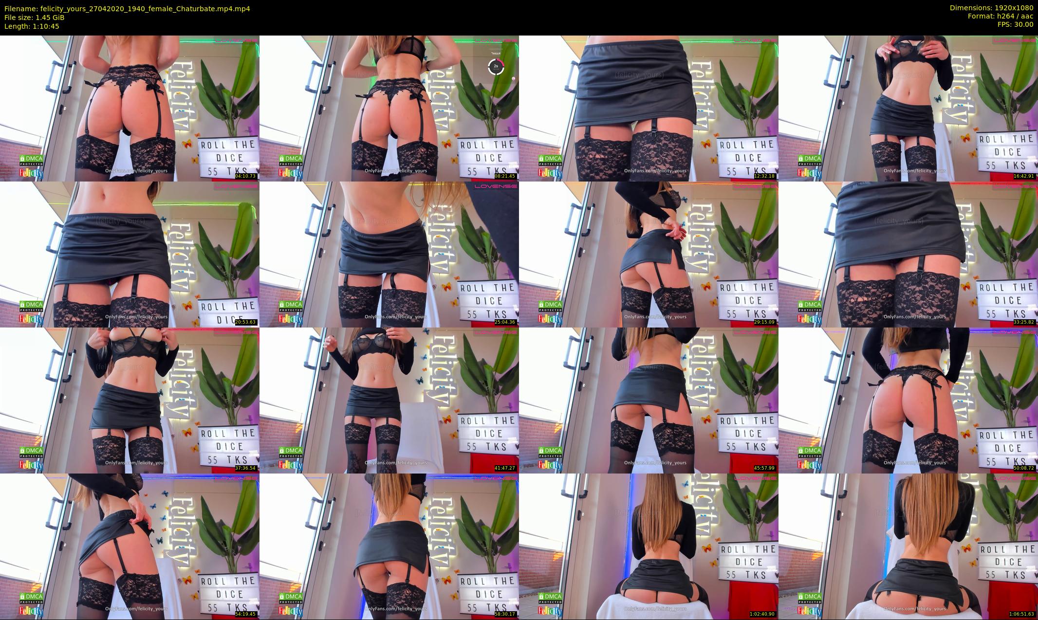 felicity_yours — 71 minute Chaturbate female cam show recording, 1080p, Apr 27, 2020