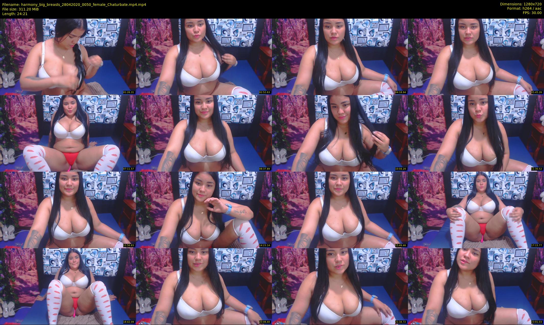 harmony_big_breasts — 25 minute Chaturbate female cam show recording, 720p, Apr 28, 2020