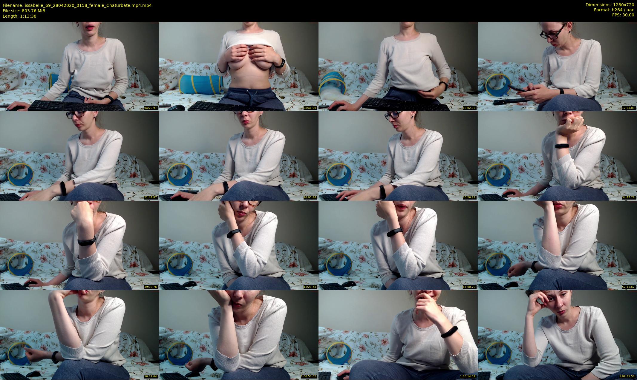 issabelle_69 — 74 minute Chaturbate couple cam show recording, 720p, Apr 28, 2020