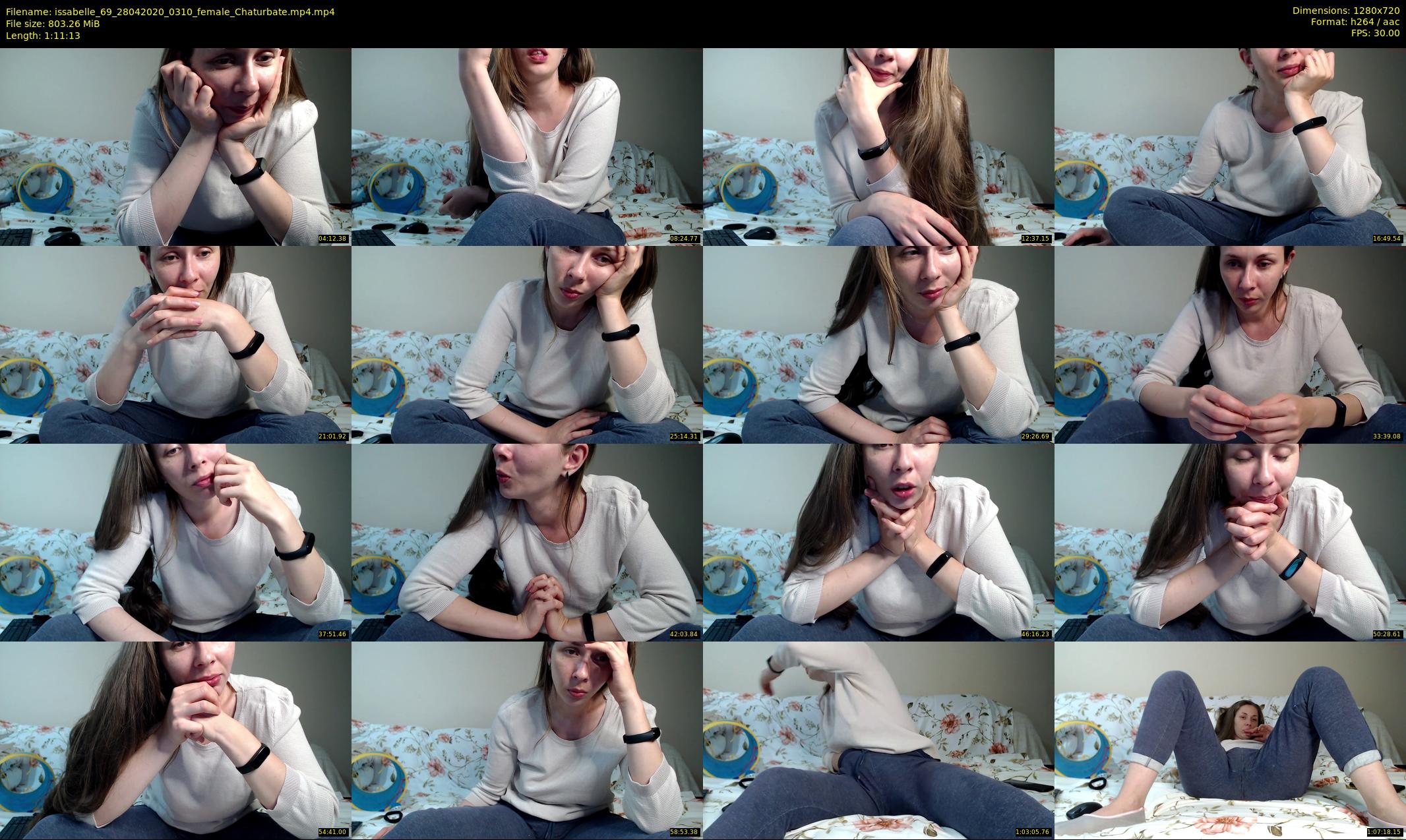 issabelle_69 — 72 minute Chaturbate couple cam show recording, 720p, Apr 28, 2020