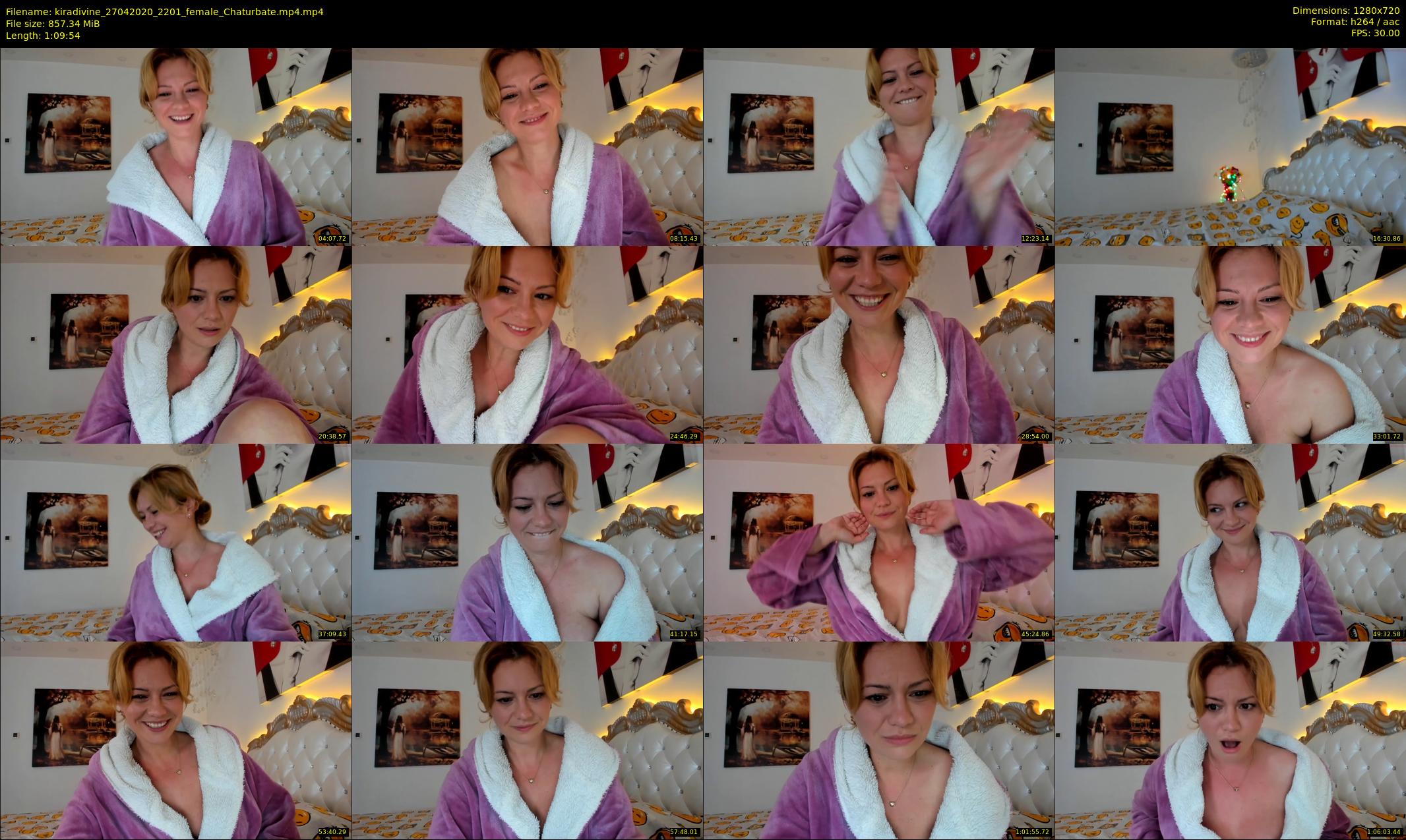 kiradivine — 70 minute Chaturbate female cam show recording, 720p, Apr 27, 2020
